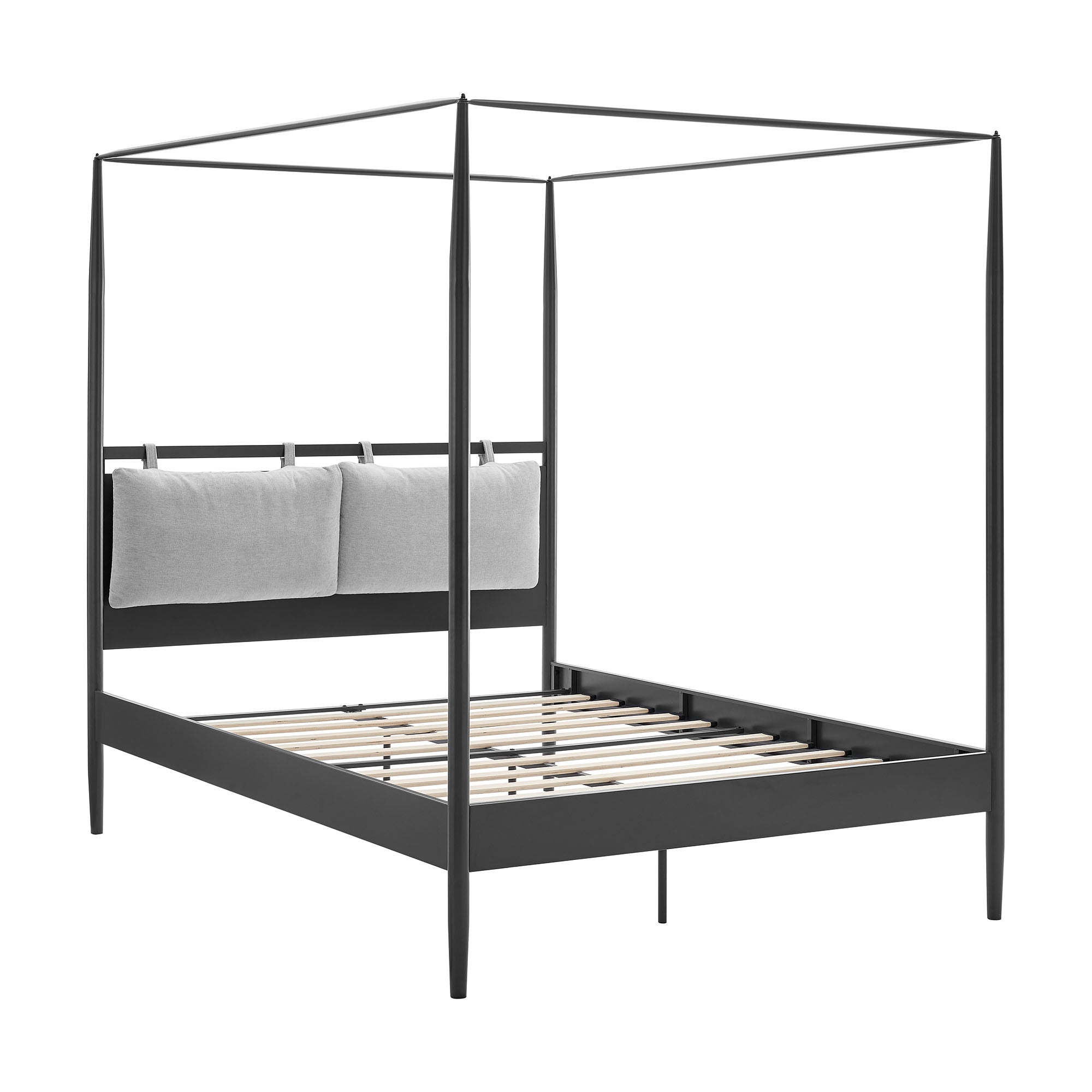 Marlowe 4-Poster Canopy Metal Queen Platform Bed by Modway