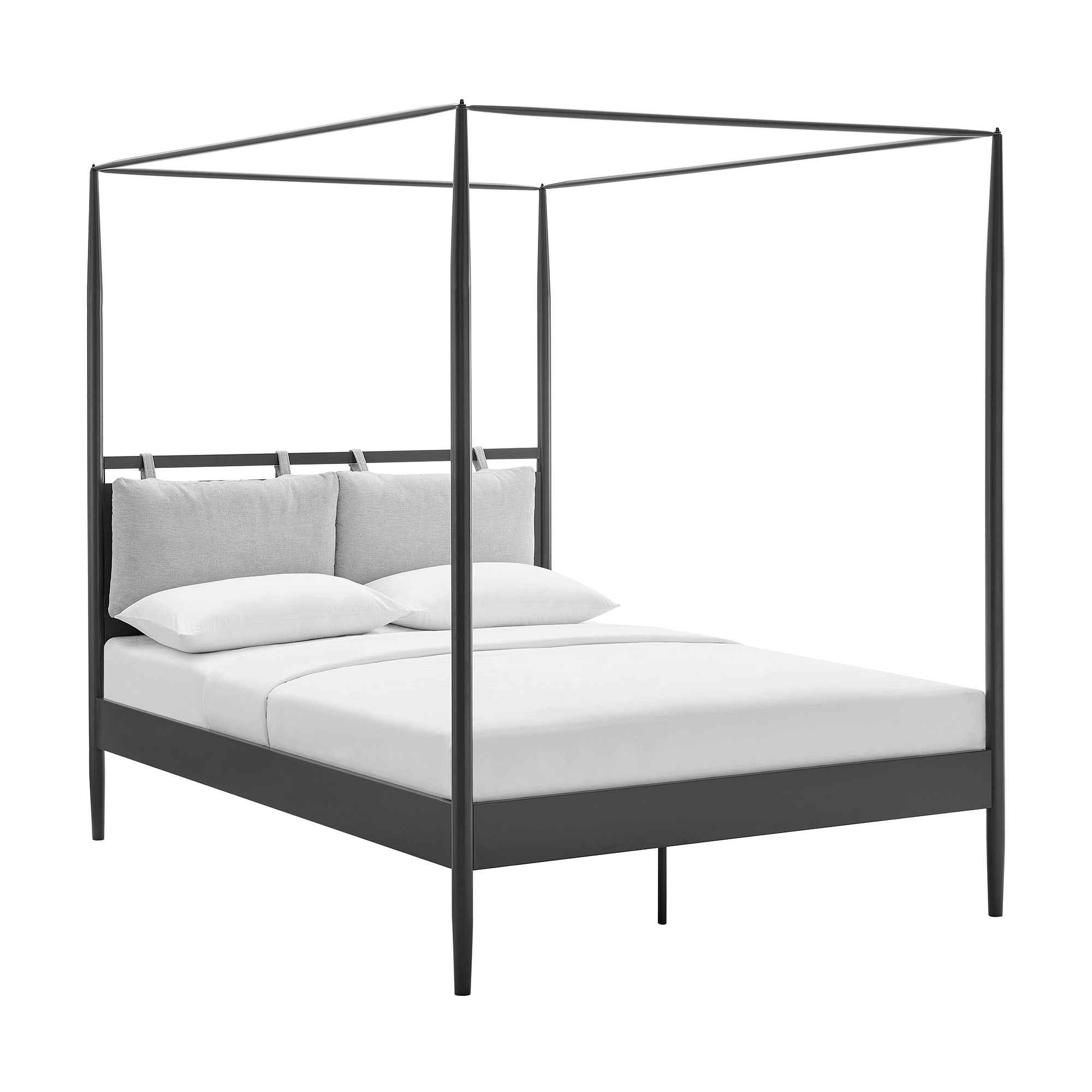 Marlowe 4-Poster Canopy Metal Queen Platform Bed by Modway