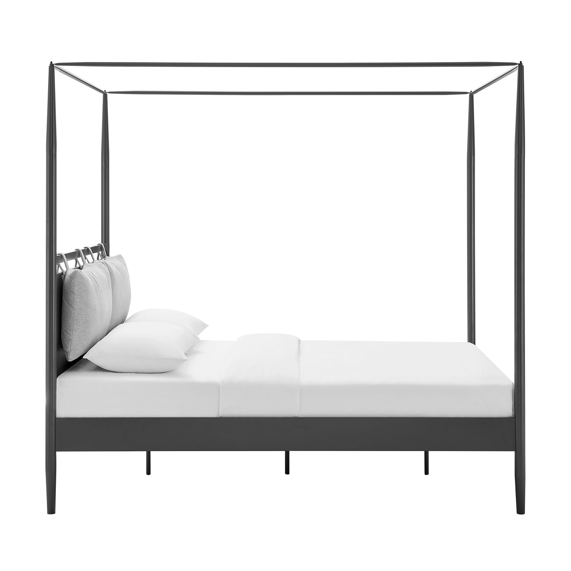 Marlowe 4-Poster Canopy Metal Queen Platform Bed by Modway - Best Buy Furniture