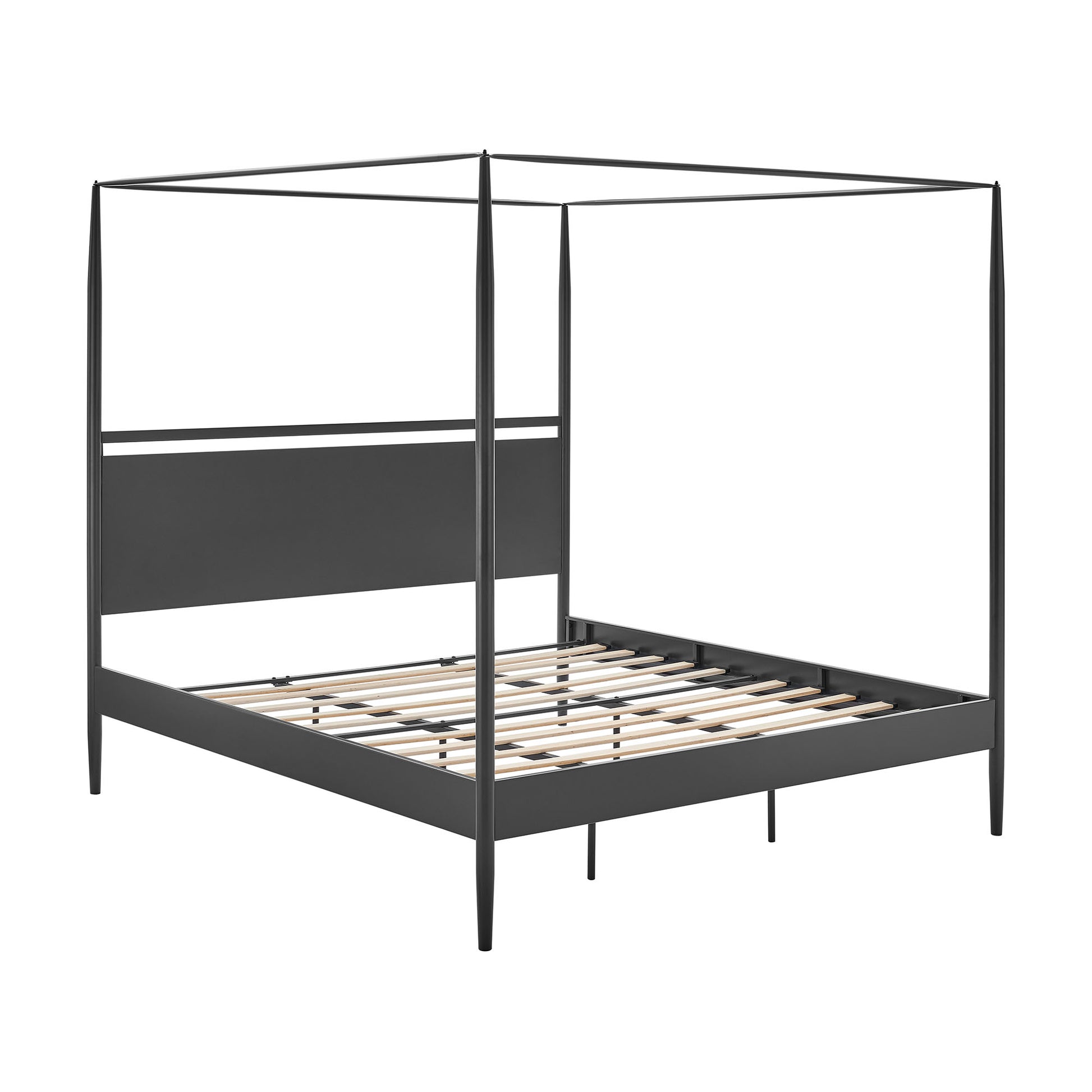 Marlowe 4-Poster Canopy Metal King Platform Bed by Modway - Best Buy Furniture
