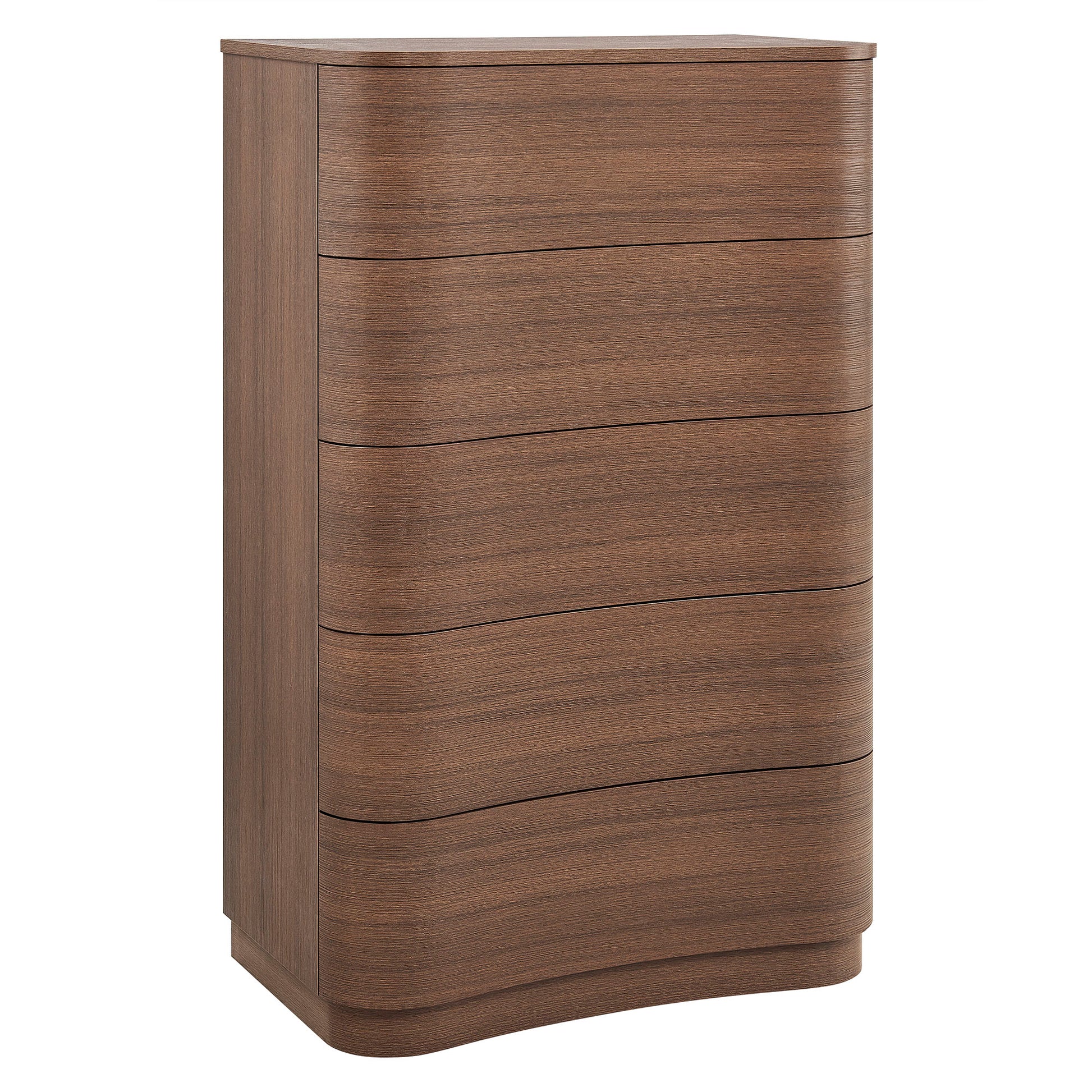 Mirae 5-Drawer Curved Dresser Chest of Drawers - Best Buy Furniture