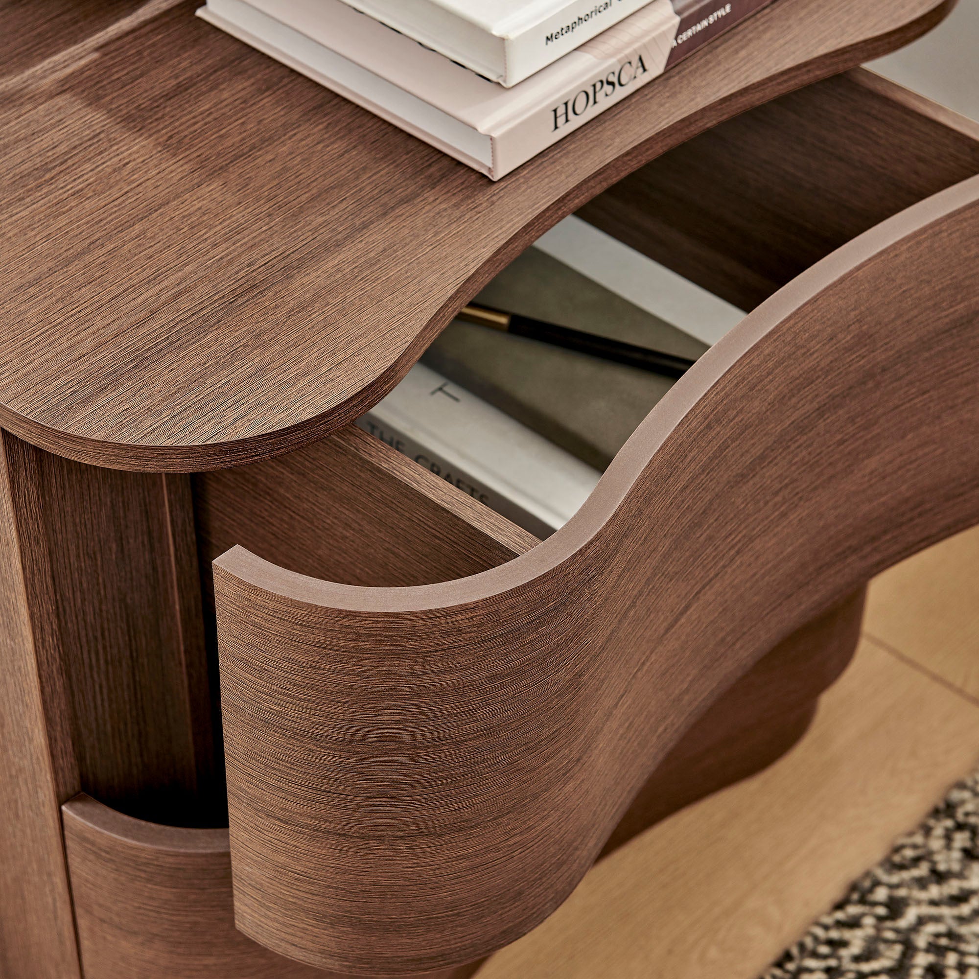 Mirae 2-Drawer Curved