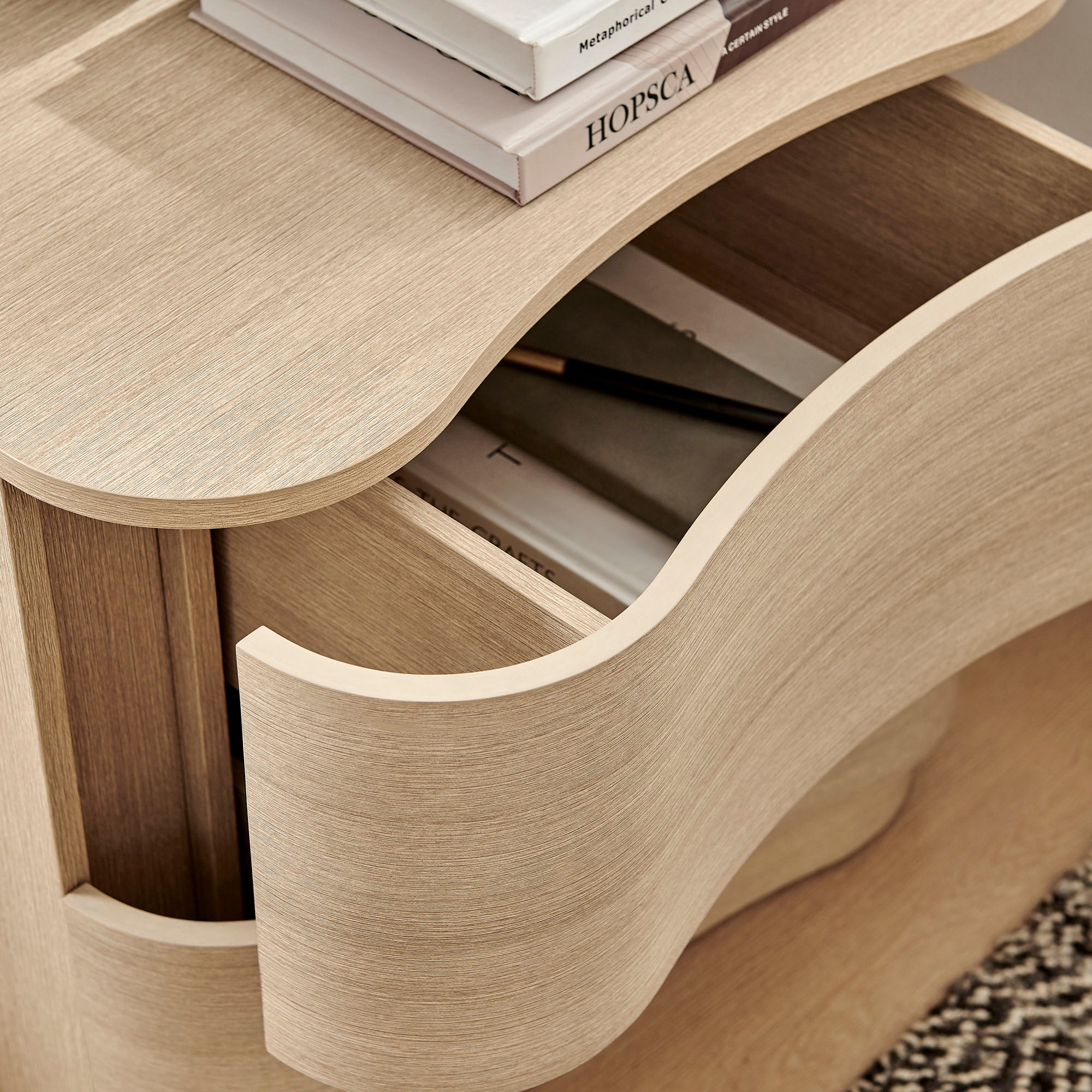 Mirae 2-Drawer Curved