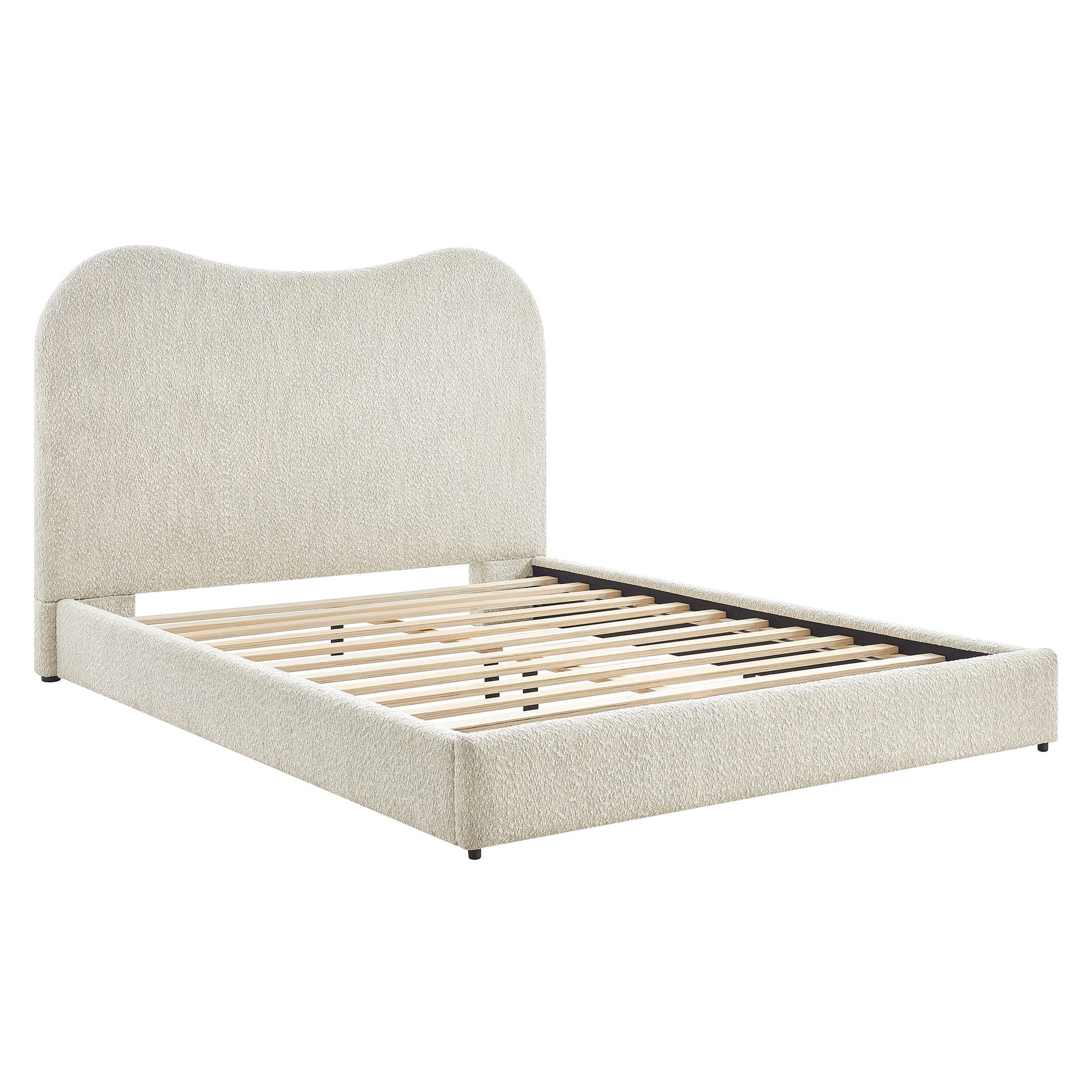 Seluna Boucle Queen Platform Bed by Modway - Best Buy Furniture