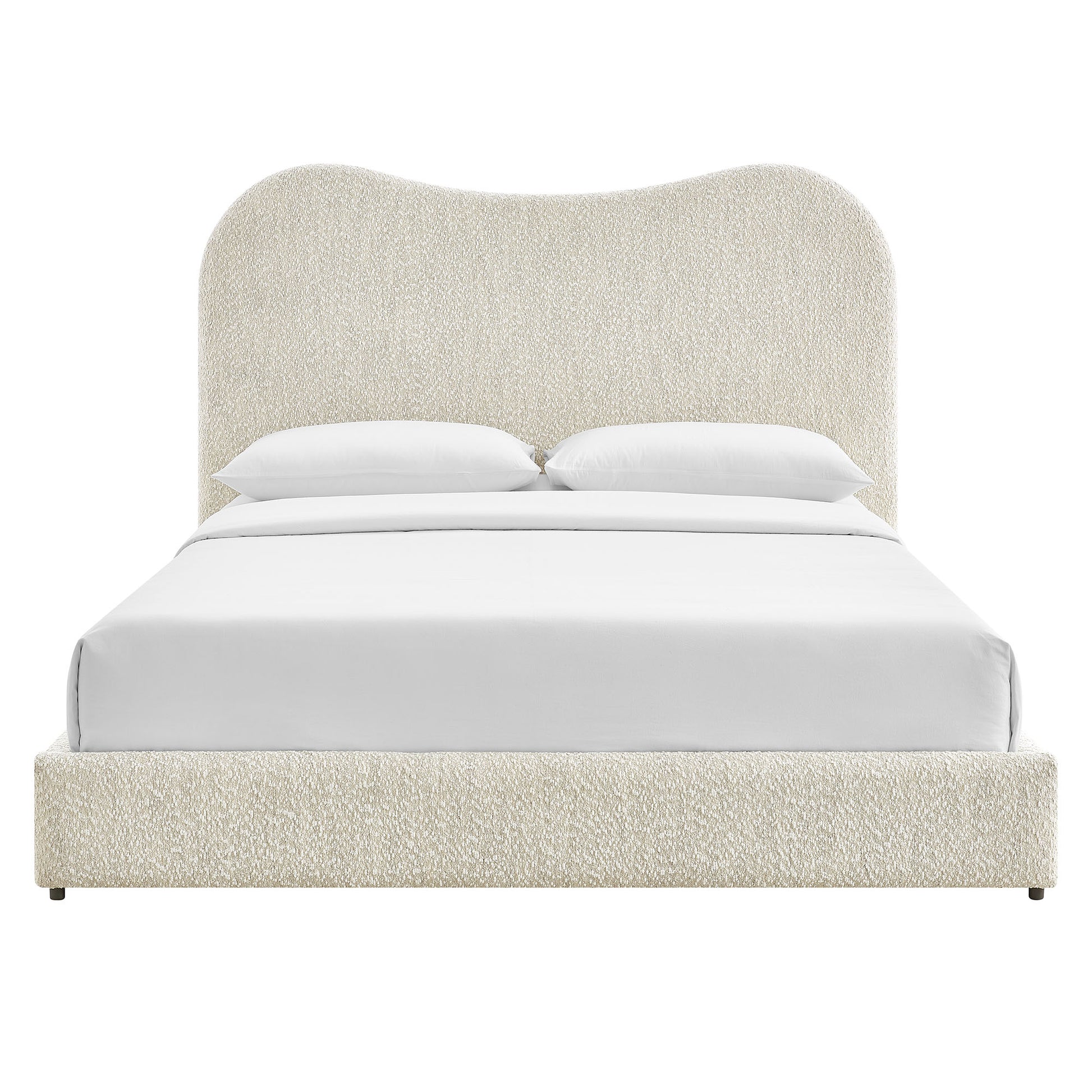 Seluna Boucle Queen Platform Bed by Modway - Best Buy Furniture