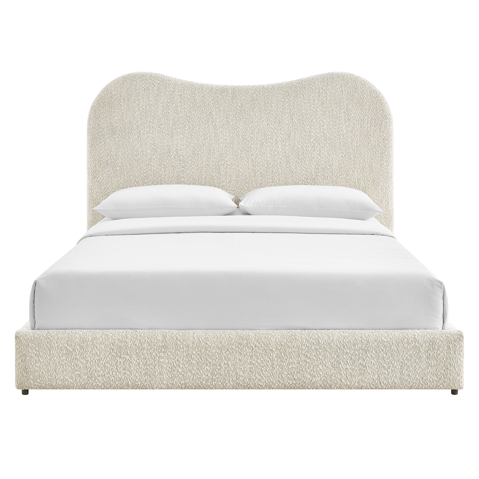 Seluna Boucle Queen Platform Bed by Modway - Best Buy Furniture
