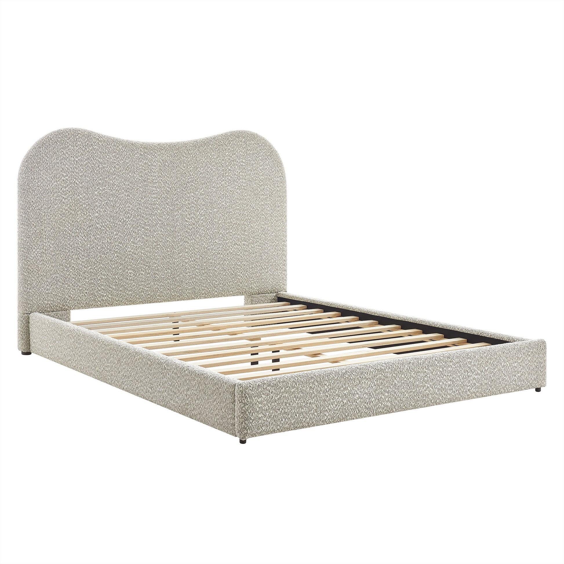 Seluna Boucle Queen Platform Bed by Modway - Best Buy Furniture