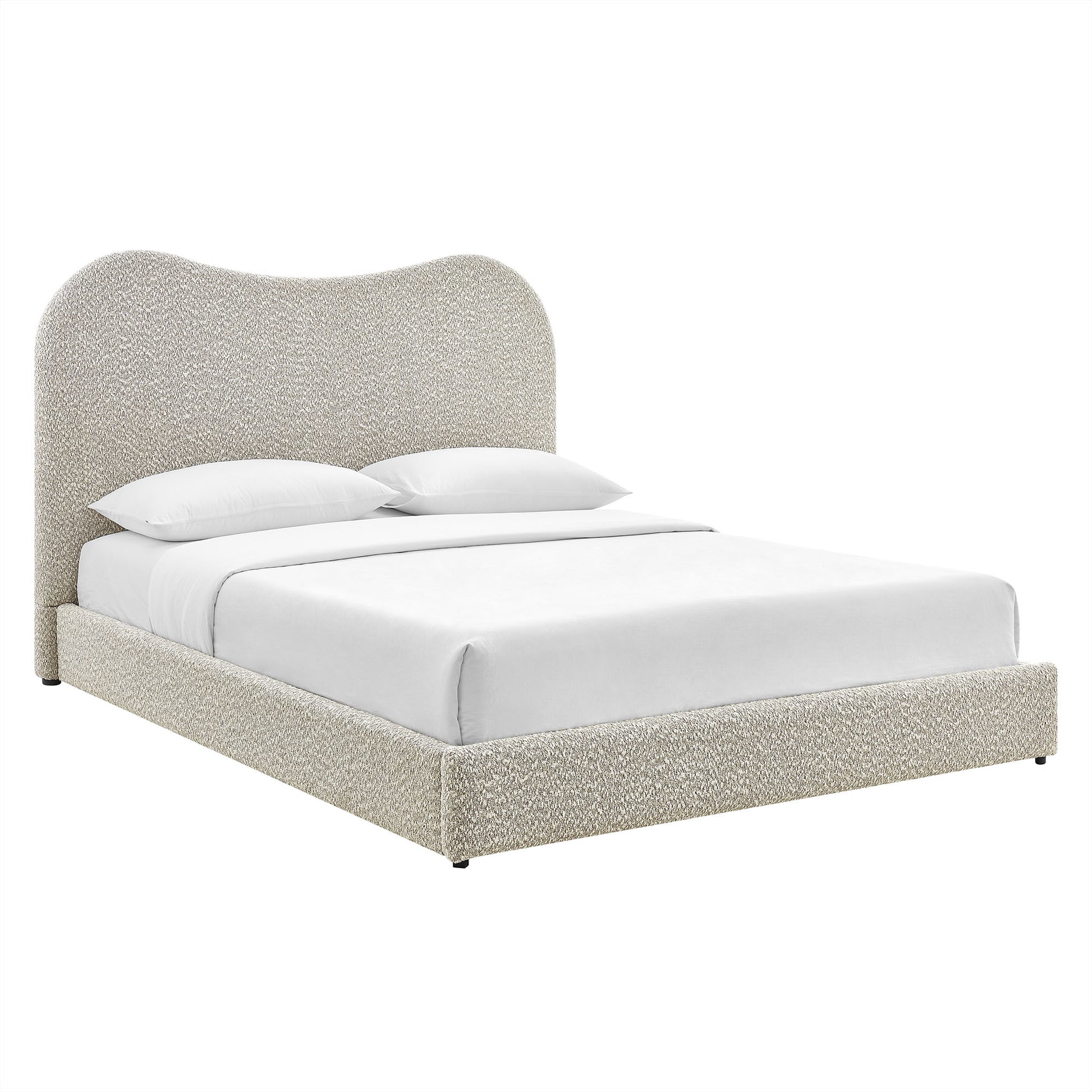 Seluna Boucle Queen Platform Bed by Modway - Best Buy Furniture