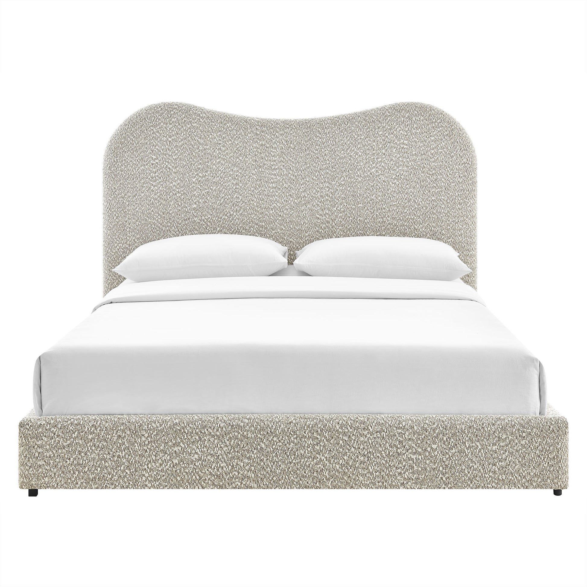 Seluna Boucle Queen Platform Bed by Modway - Best Buy Furniture