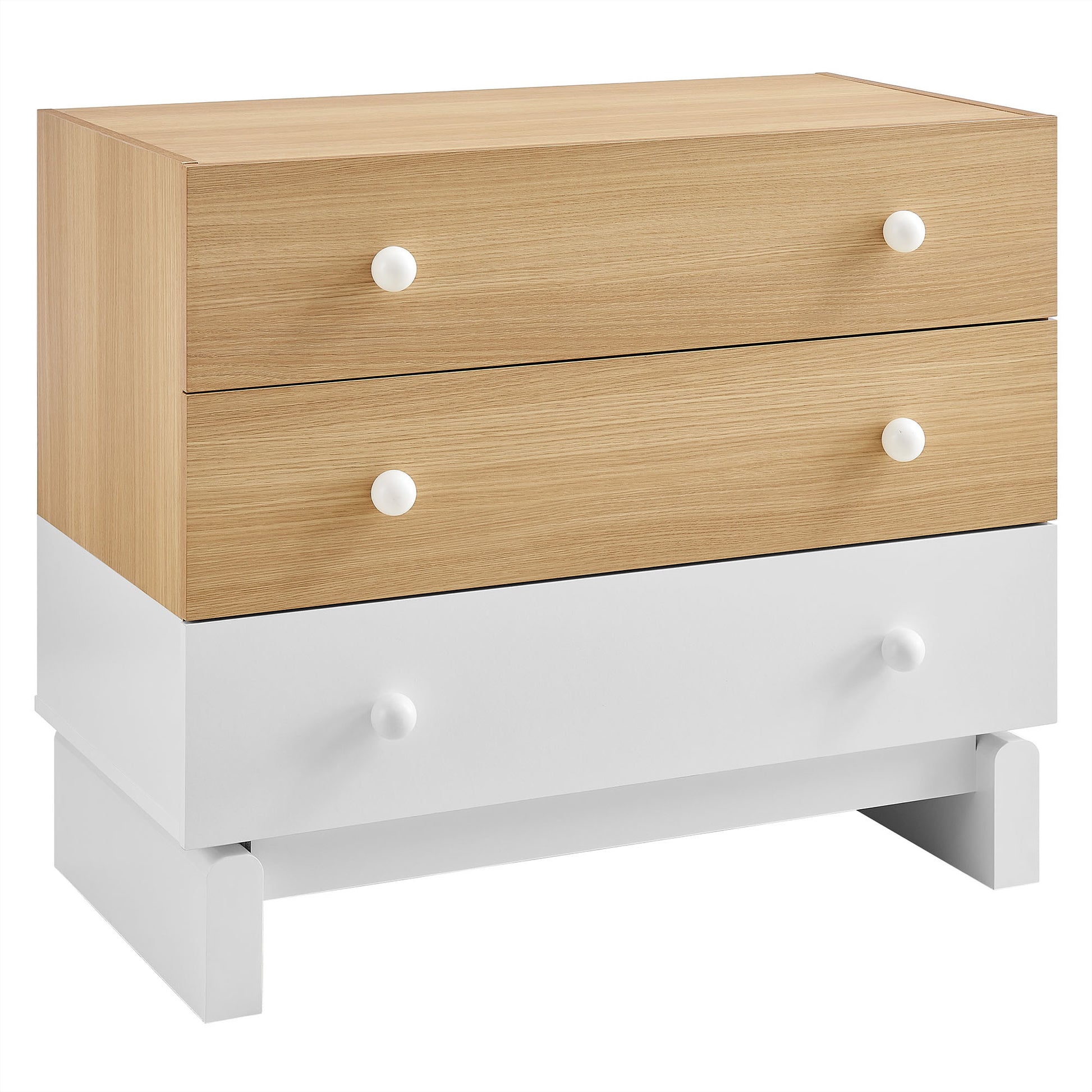 Nolia 3-Drawer Color Block Dresser - Best Buy Furniture