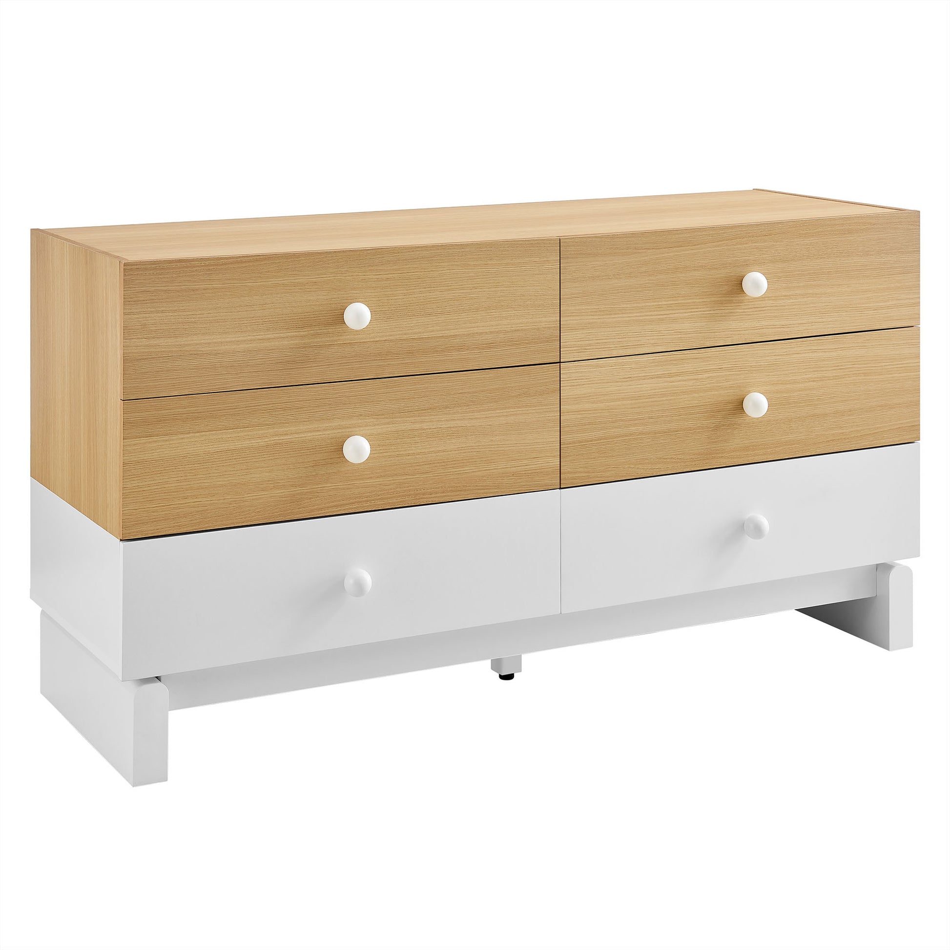 Nolia 6-Drawer Color Block Dresser - Best Buy Furniture