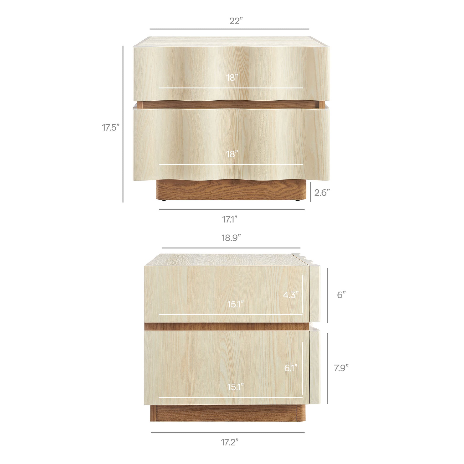 Isola 2 Drawer Nightstand by Modway - Best Buy Furniture