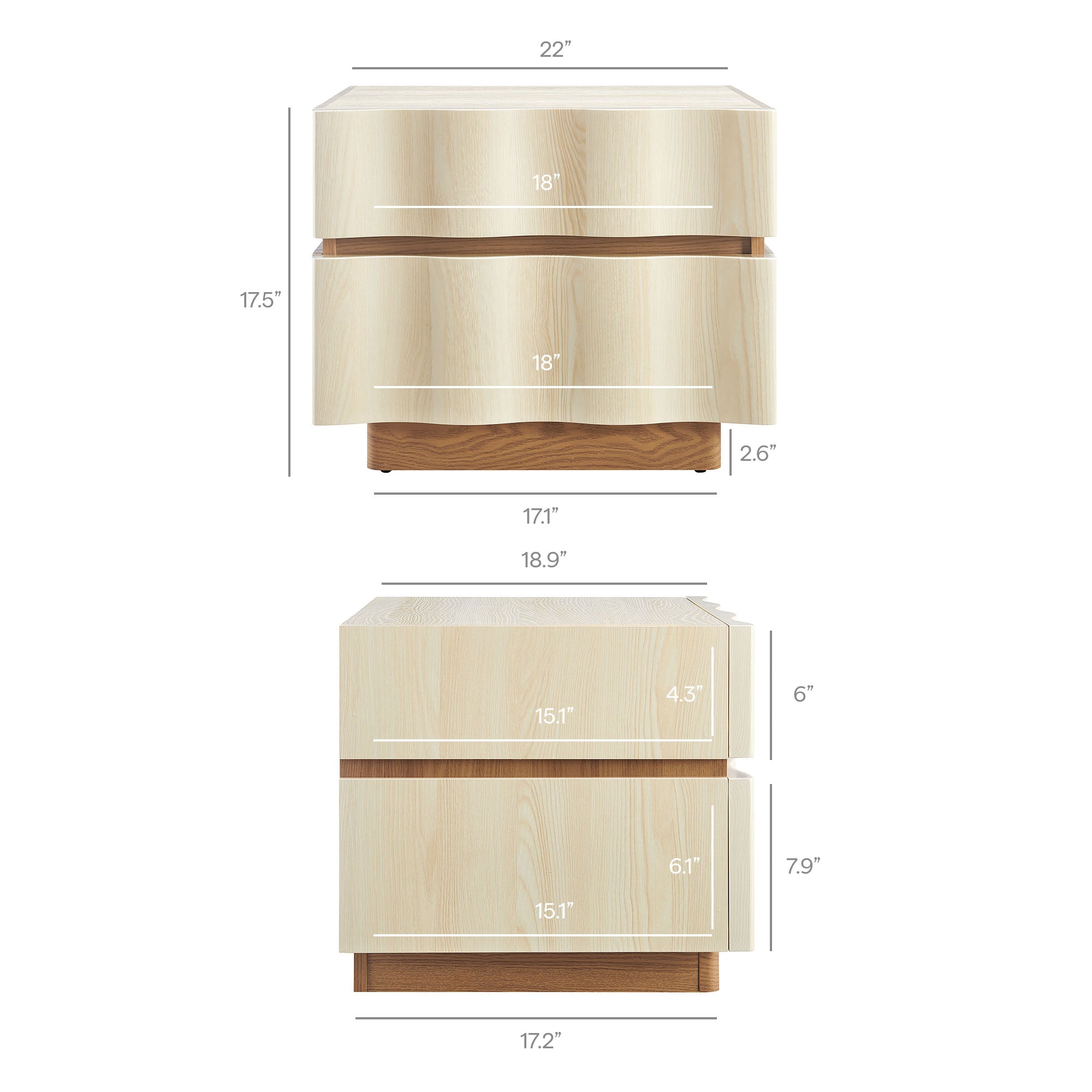 Isola 2 Drawer Nightstand by Modway - Best Buy Furniture