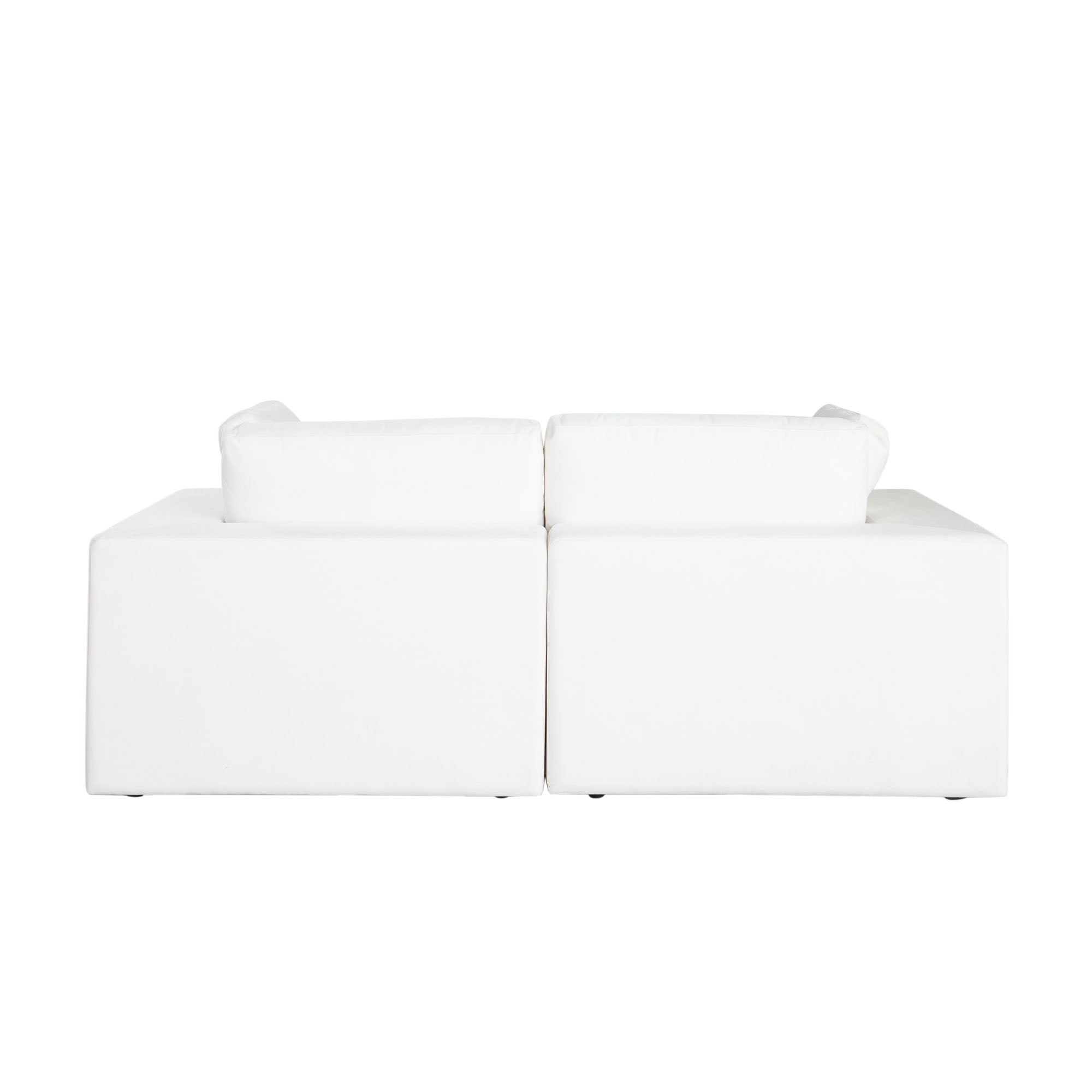 Muse 2PC Modular Sofa in Mist White Performance Fabric by Diamond Sofa