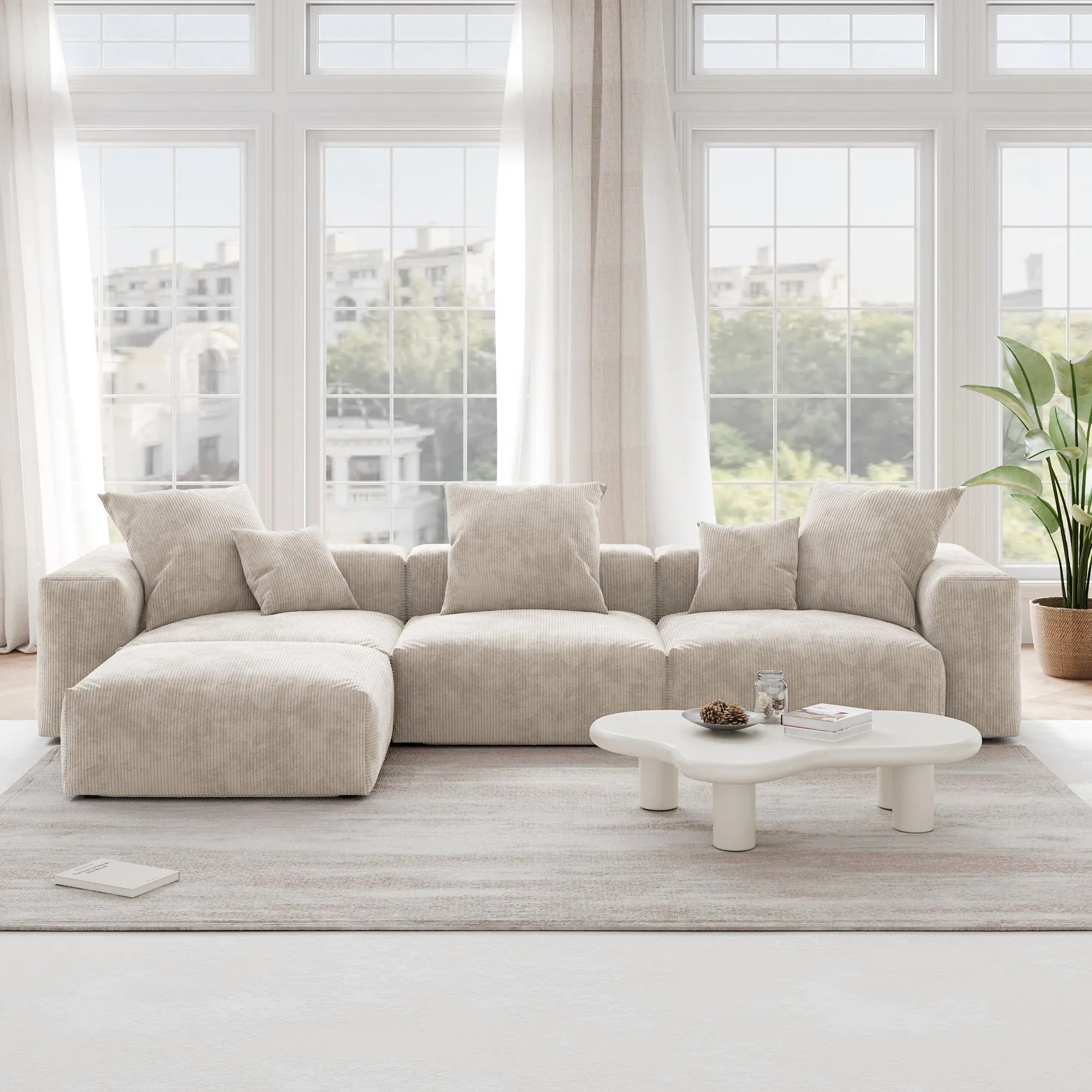 ModLuxe Modern Modular Sectional