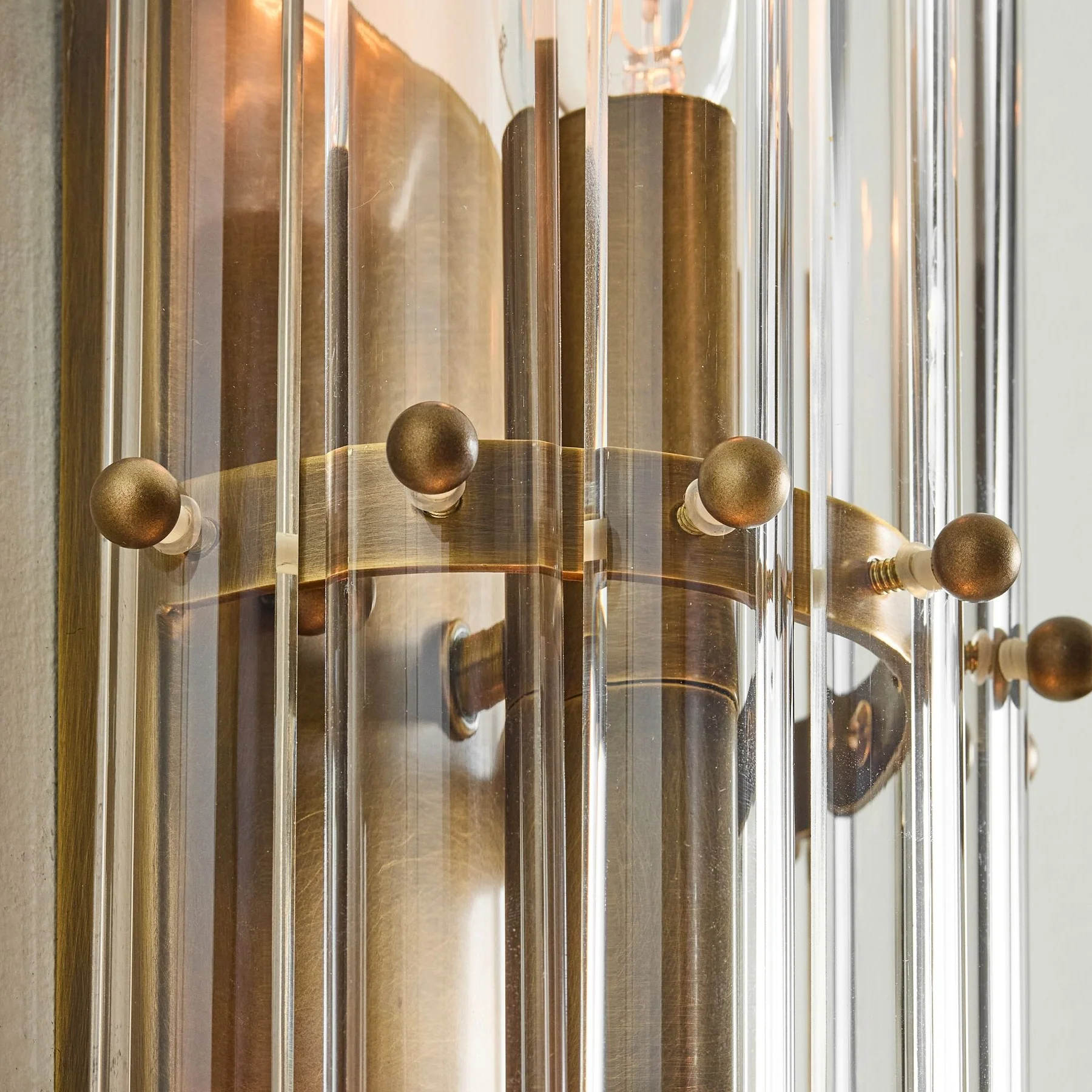 Vintage Style Crystal Wall Light