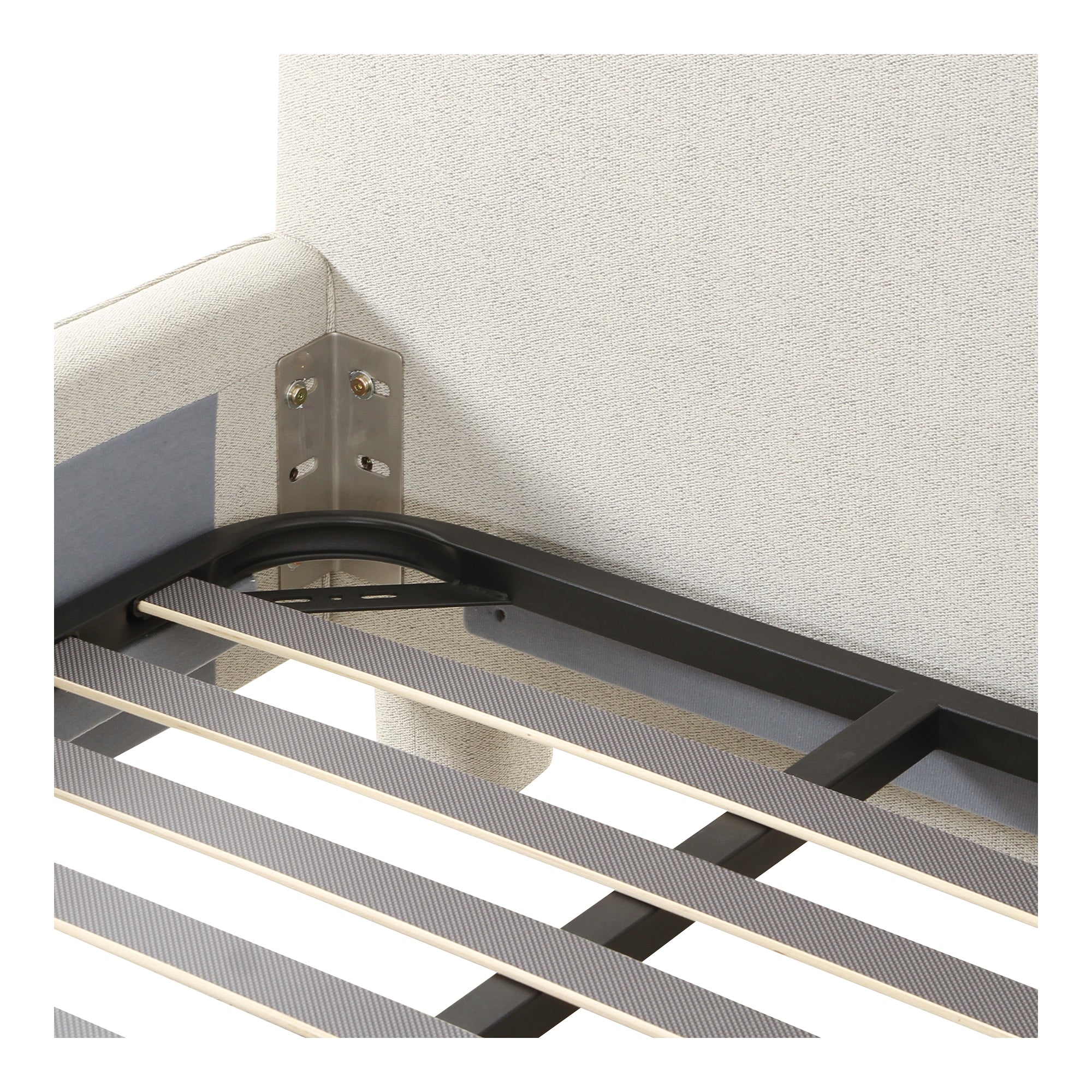 Ichigo Queen Bed Light Grey - Moes Home