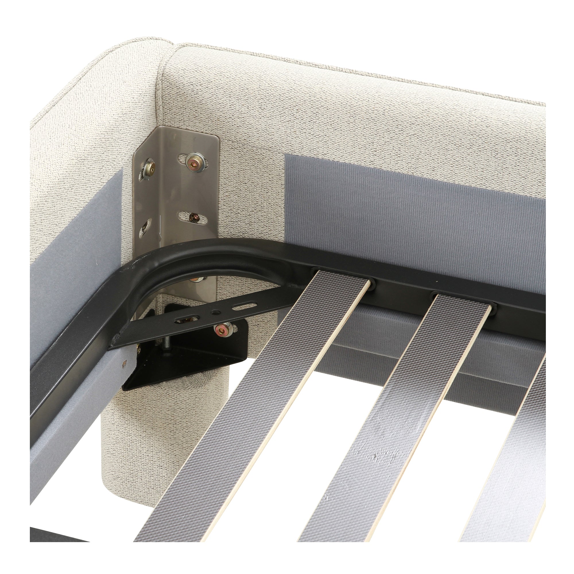 Ichigo Queen Bed Light Grey - Moes Home