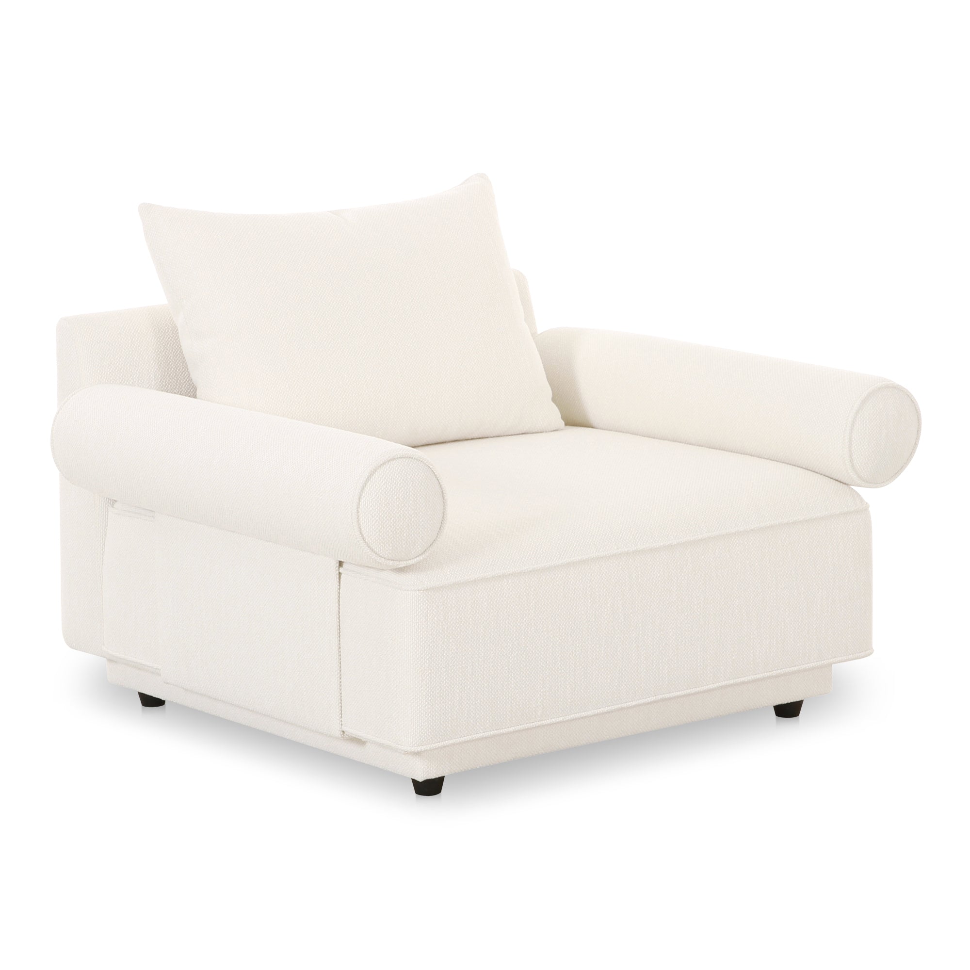 Rosello Armchair White - Moes Home