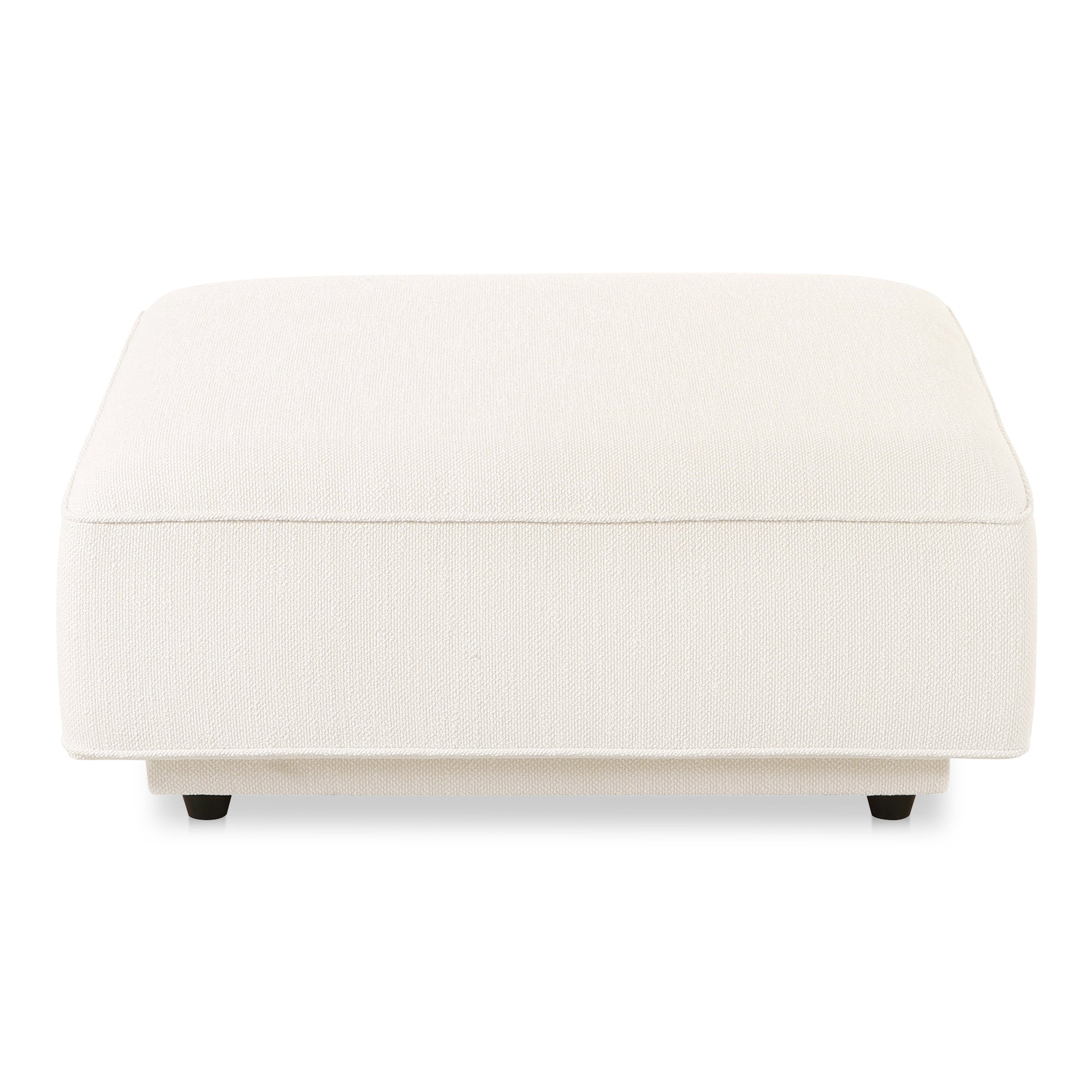 Rosello Ottoman White - Moes Home
