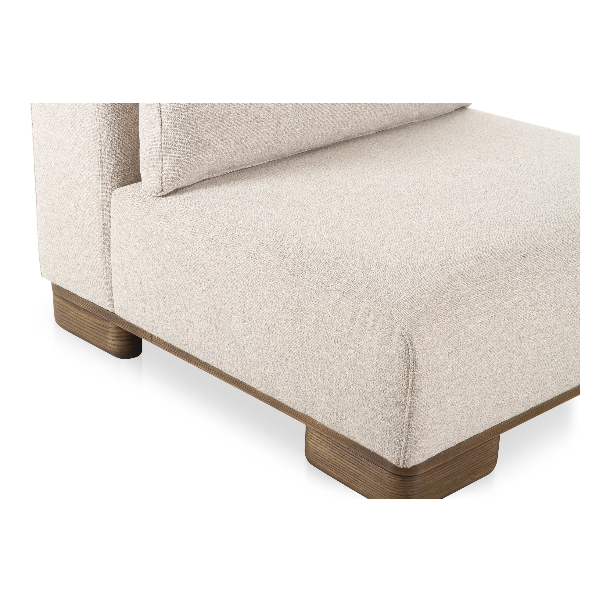 June Slipper Chair Oatmeal - Moes Home