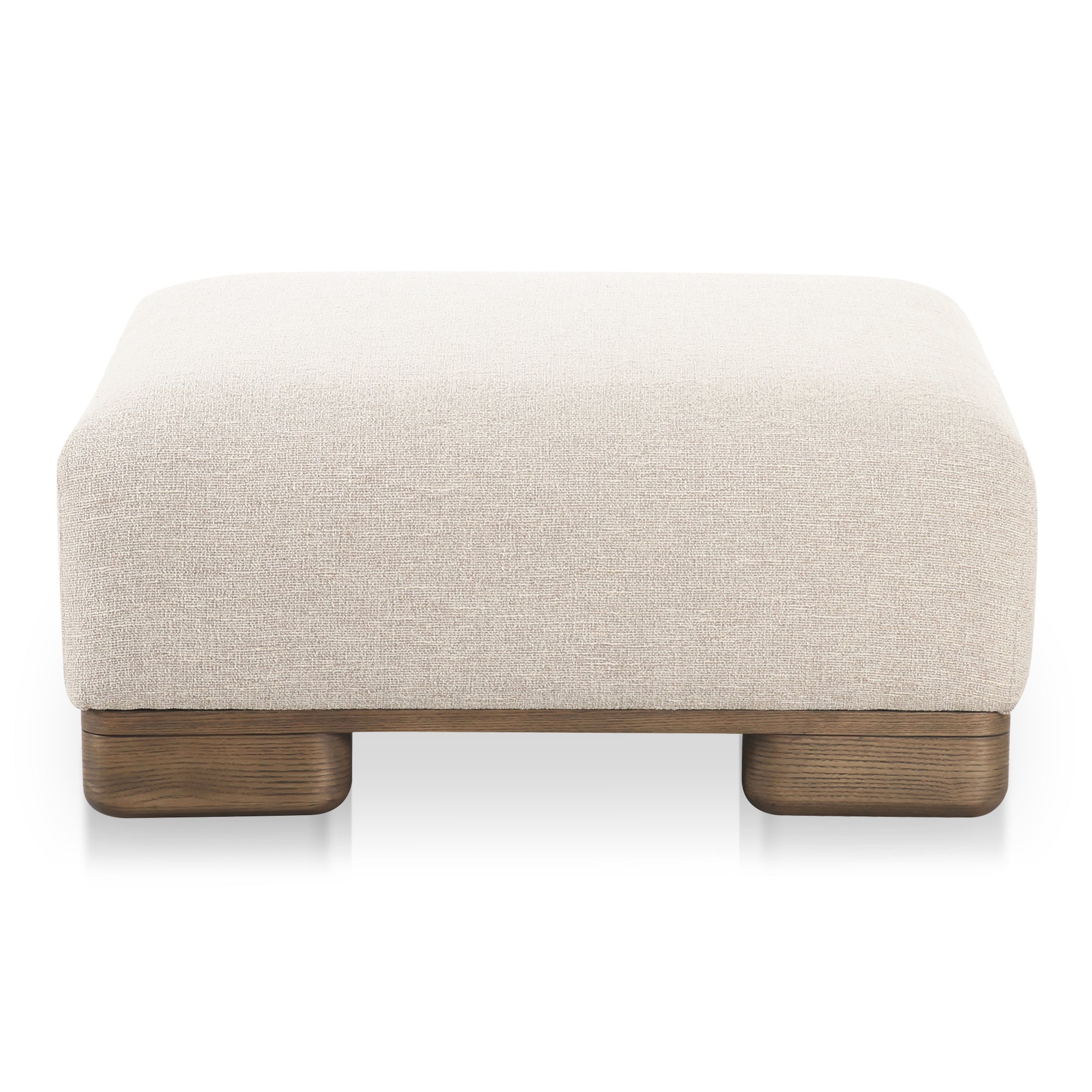 June Ottoman Oatmeal - Moes Home