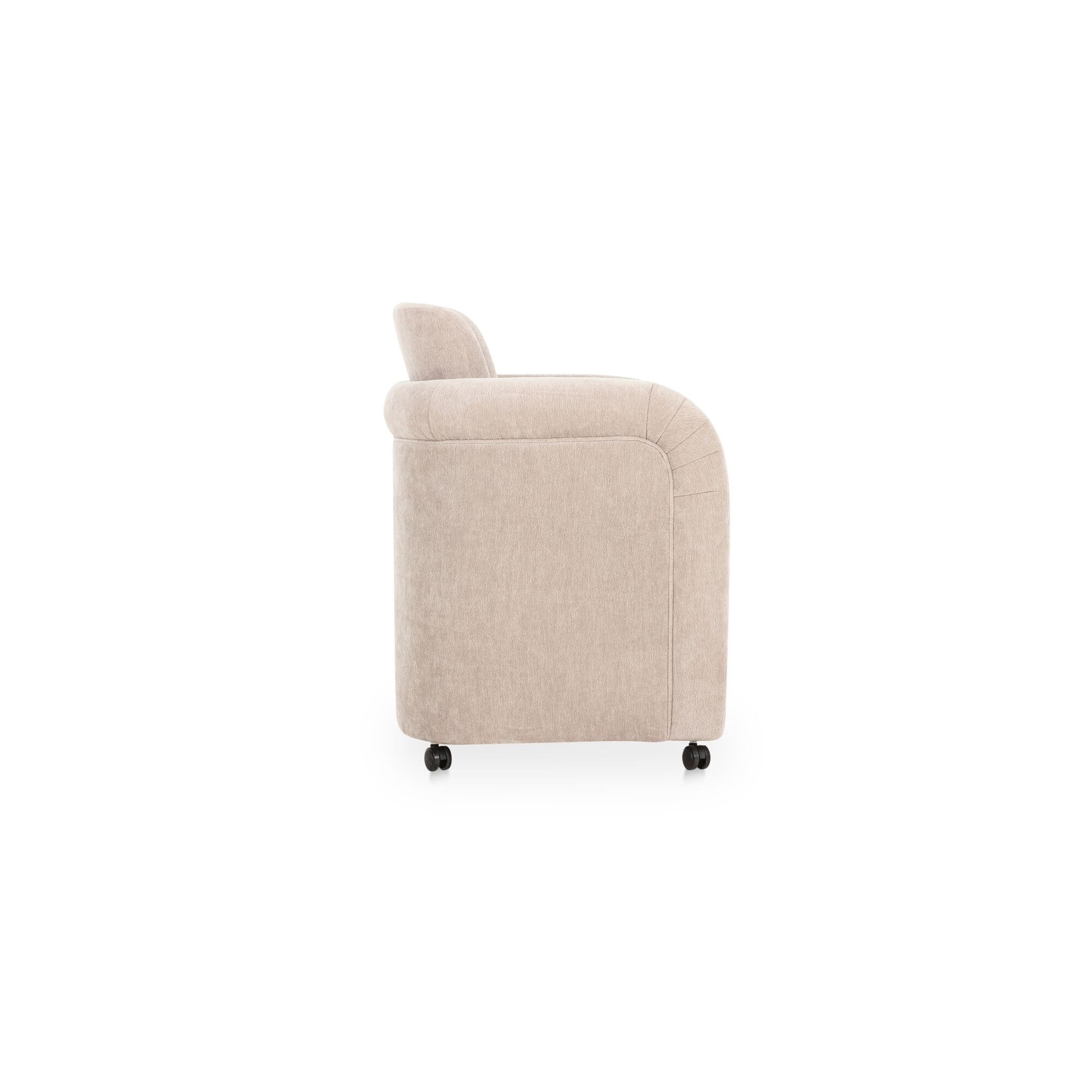 Mesto Rolling Dining Chair Taupe