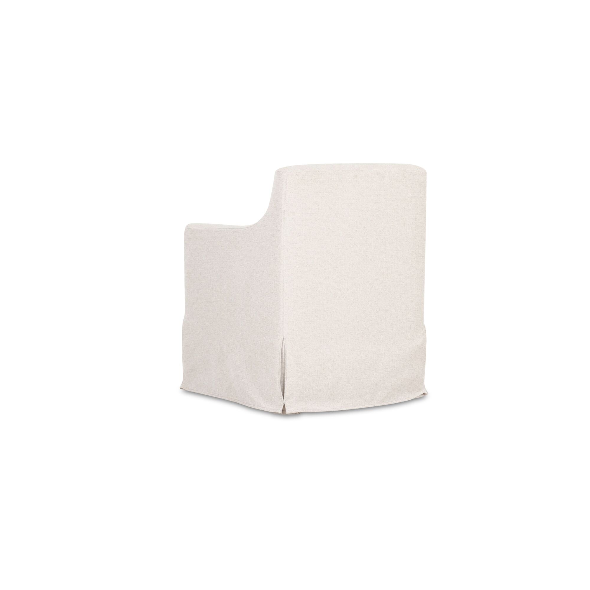 Lydia Slipcover Dining Chair Beige - Moes Home