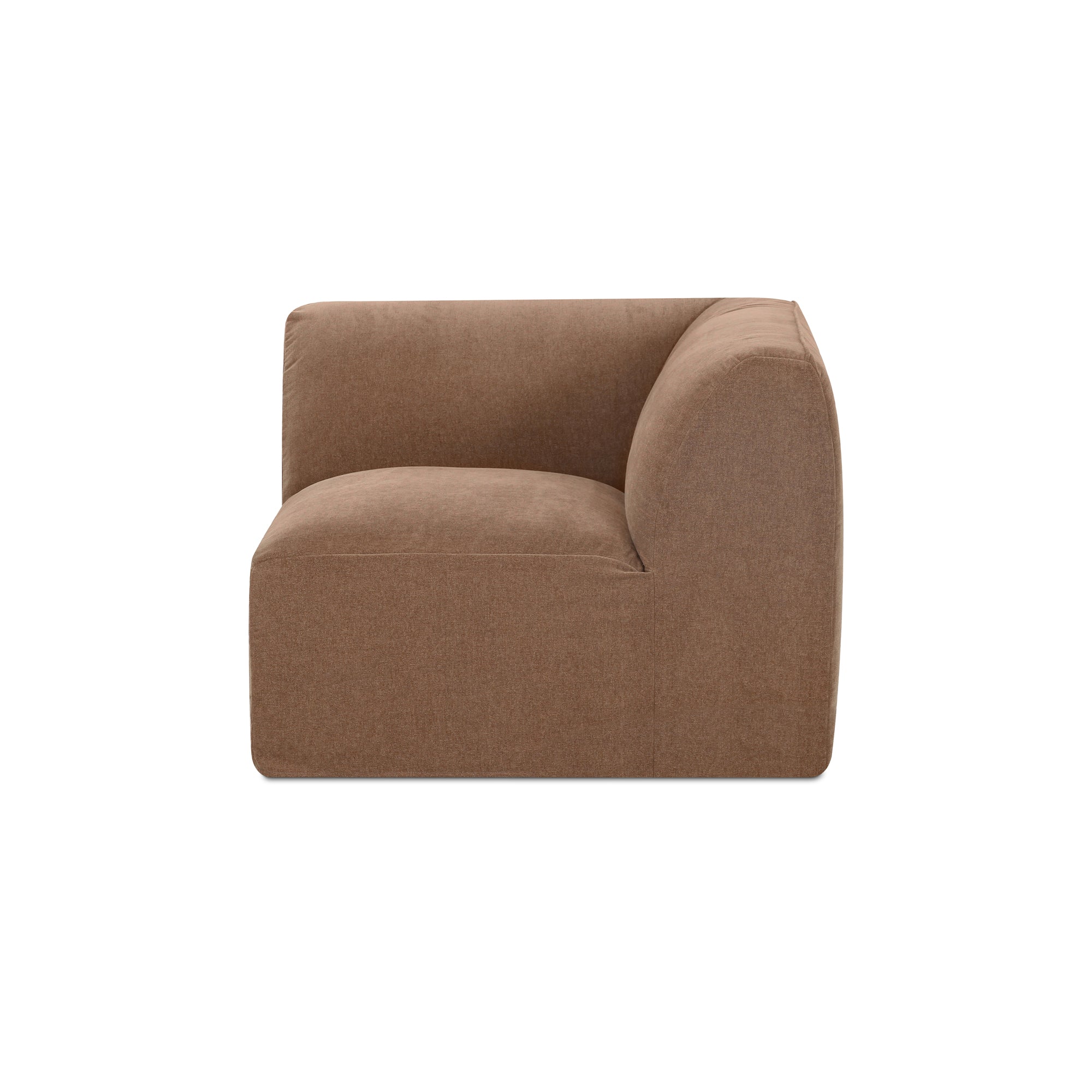 Isla Corner Chair Mocha - Moes Home
