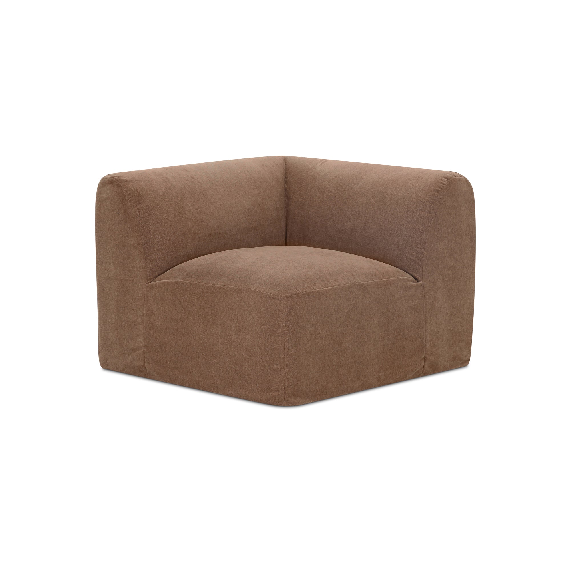 Isla Corner Chair Mocha - Moes Home