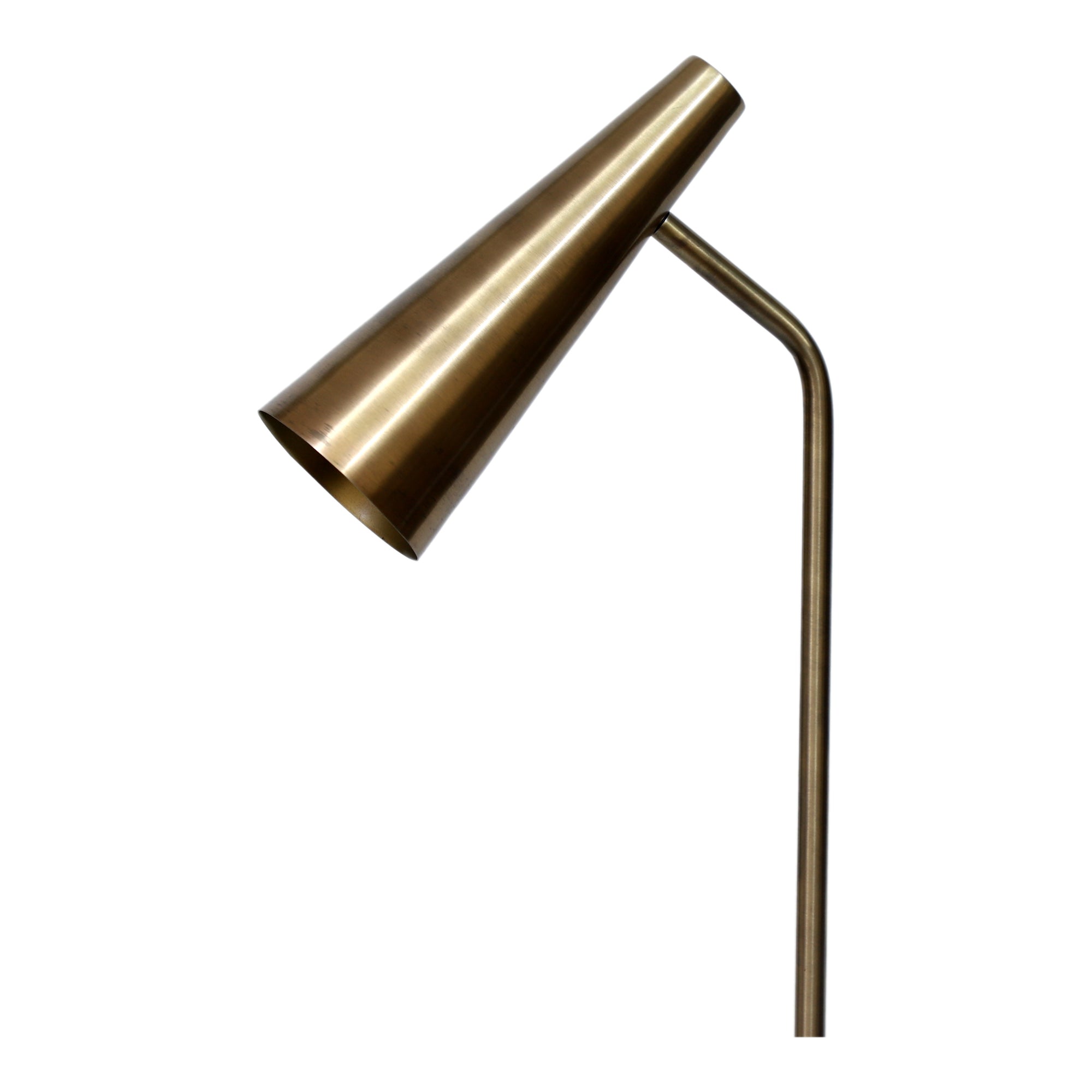Trumpet Floor Lamp Gold - Moes Home