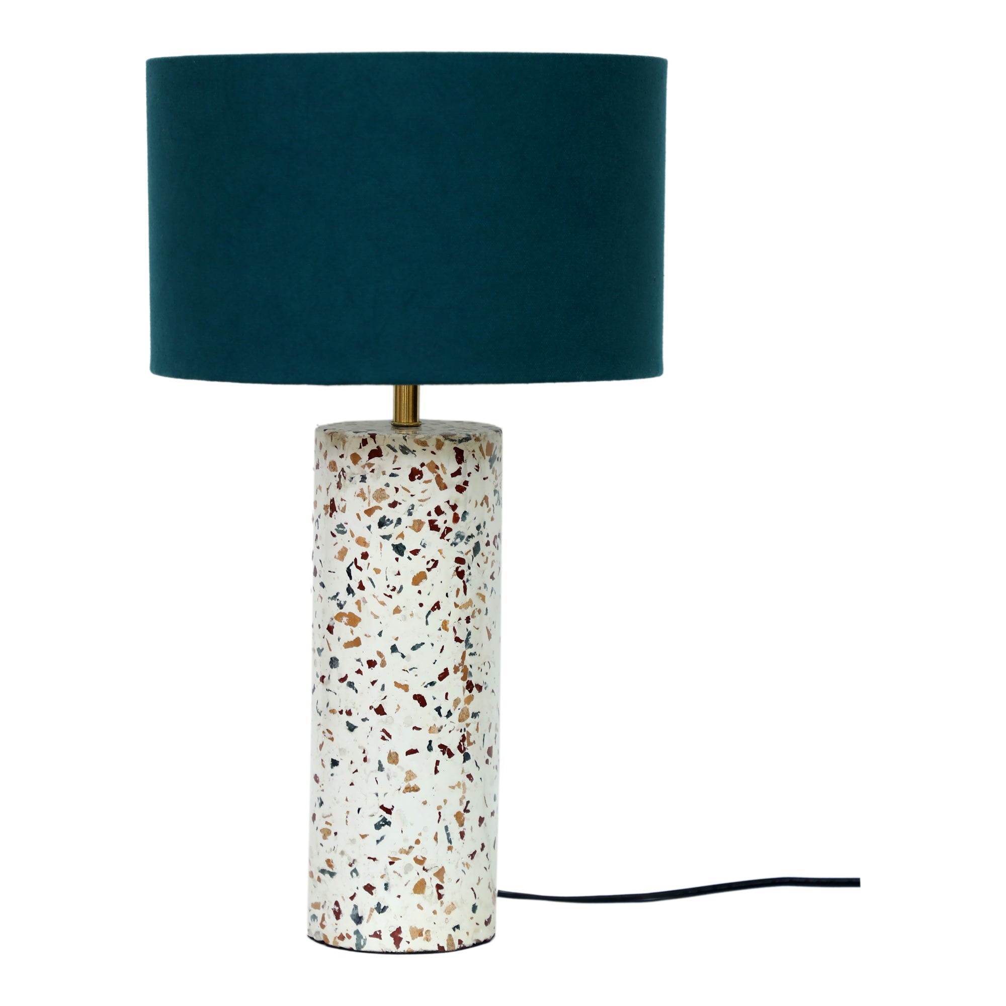 Terrazzo Cylinder Table Lamp - Moes Home