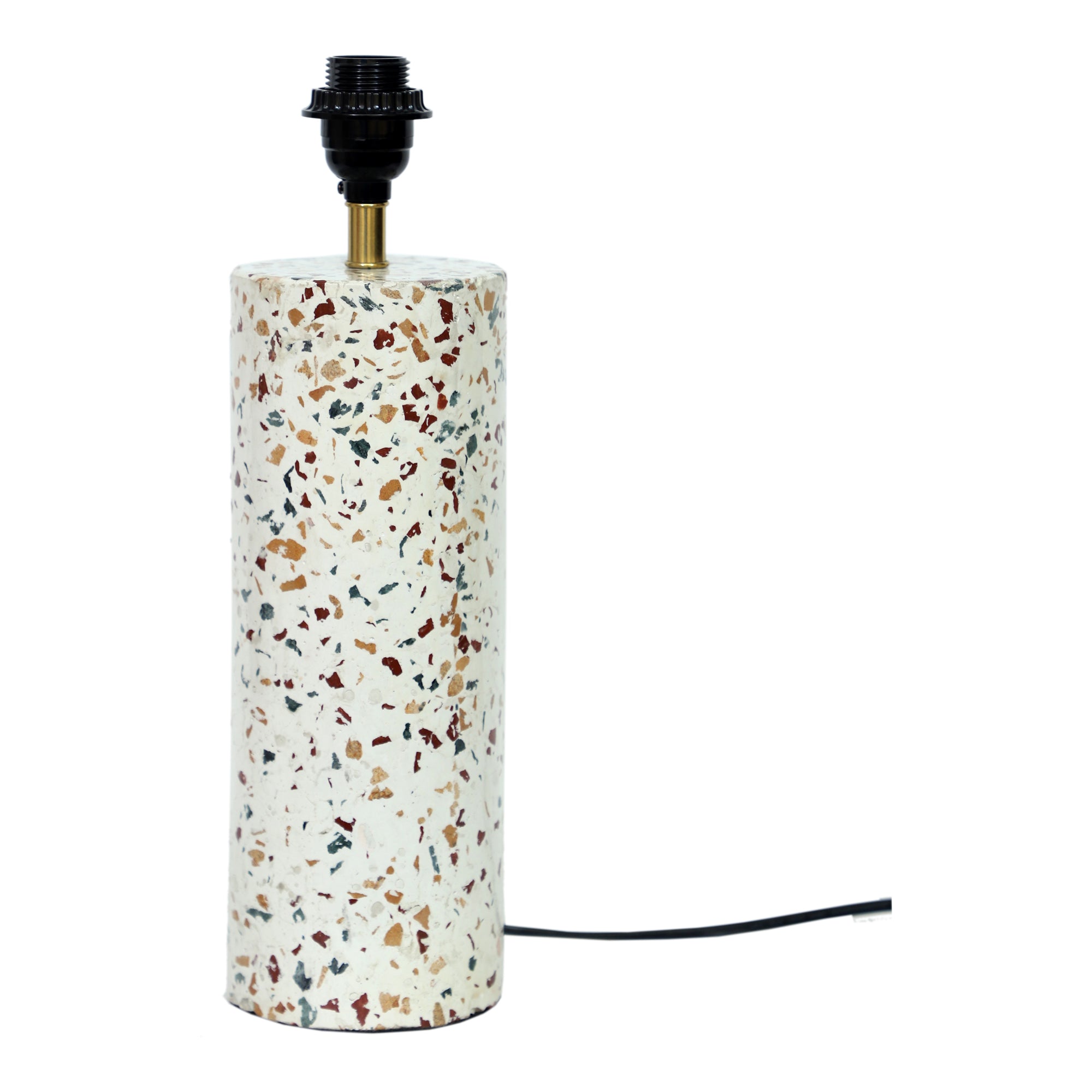 Terrazzo Cylinder Table Lamp - Moes Home