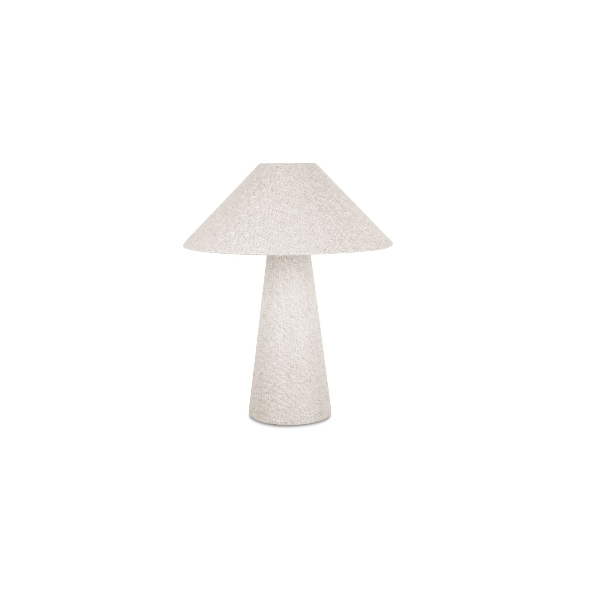 Nori Table Lamp Flecked White - Moes Home