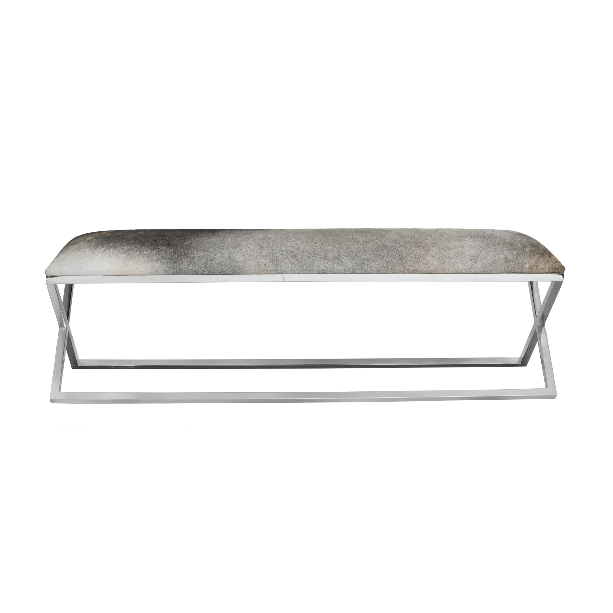 Rossi Bench Grey - Moes Home