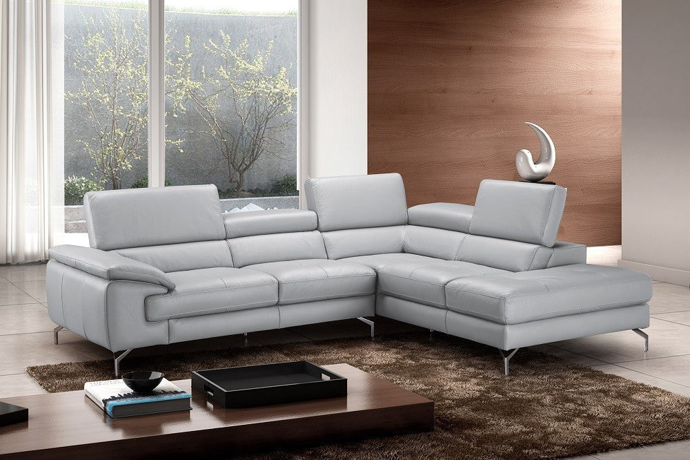 Olivia Premium Leather Sectional J&M