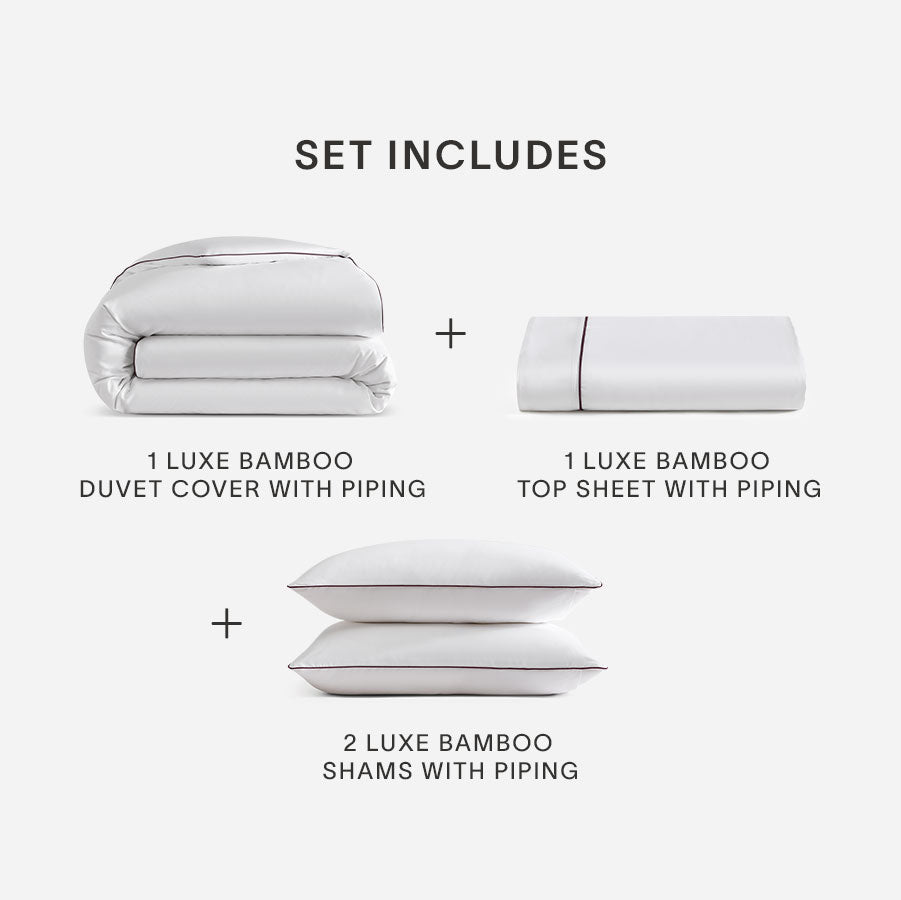 Luxe Bamboo Duvet Cover Bundle