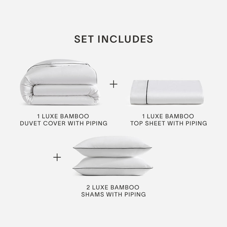Luxe Bamboo Duvet Cover Bundle