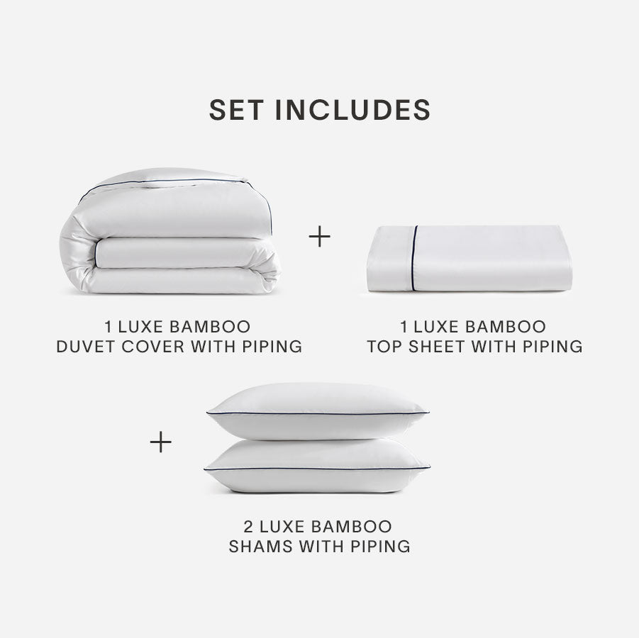Luxe Bamboo Duvet Cover Bundle
