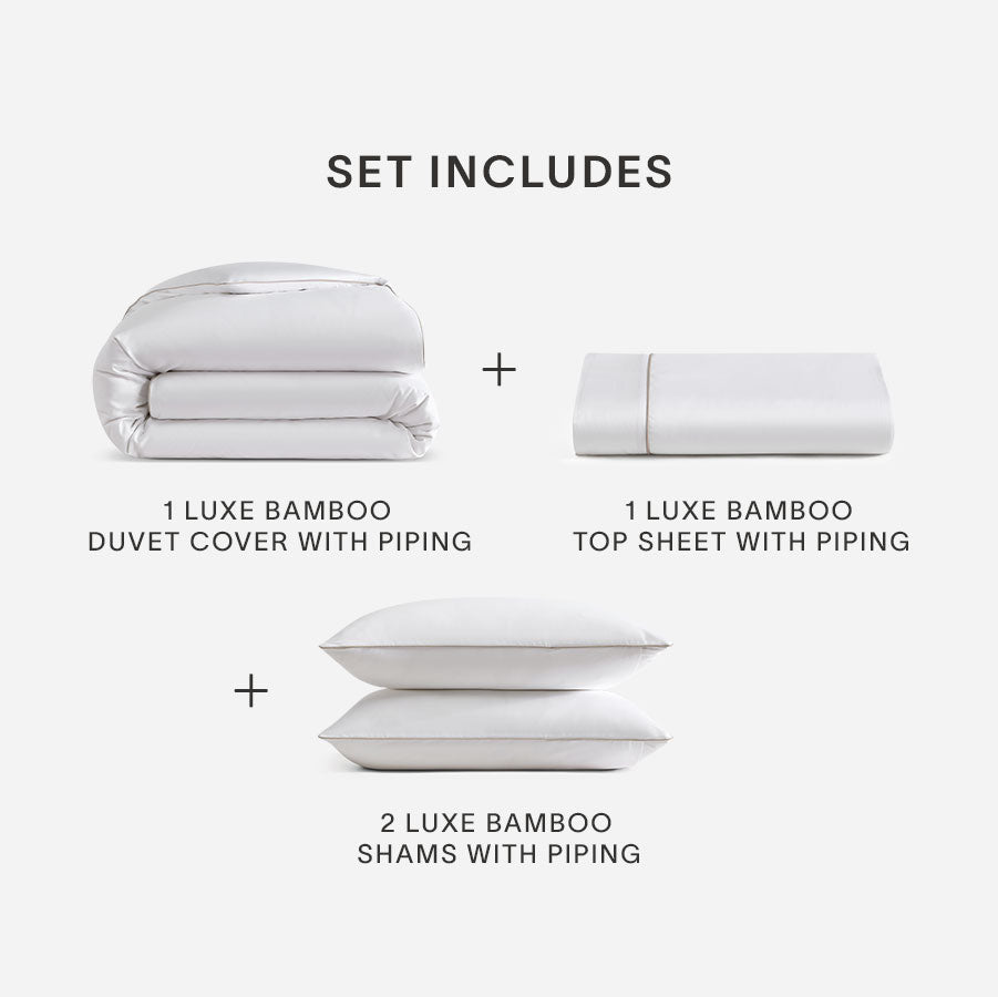 Luxe Bamboo Duvet Cover Bundle