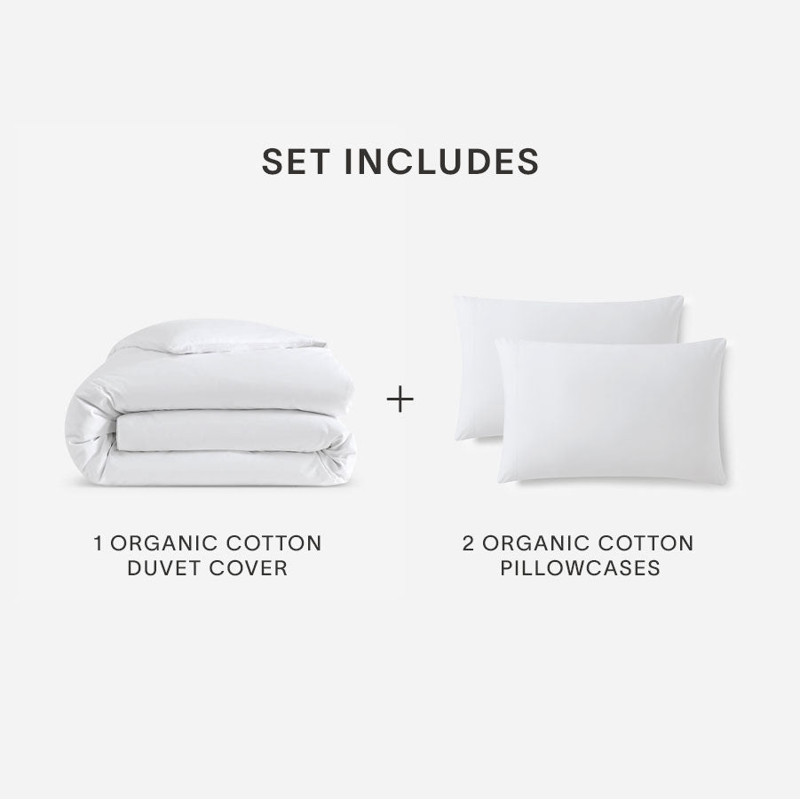 Organic Cotton Duvet Cover Bundle