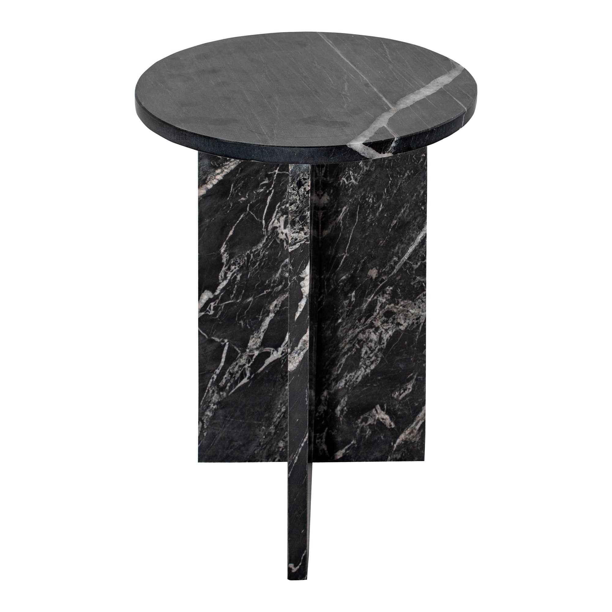 Grace Accent Table White Marble