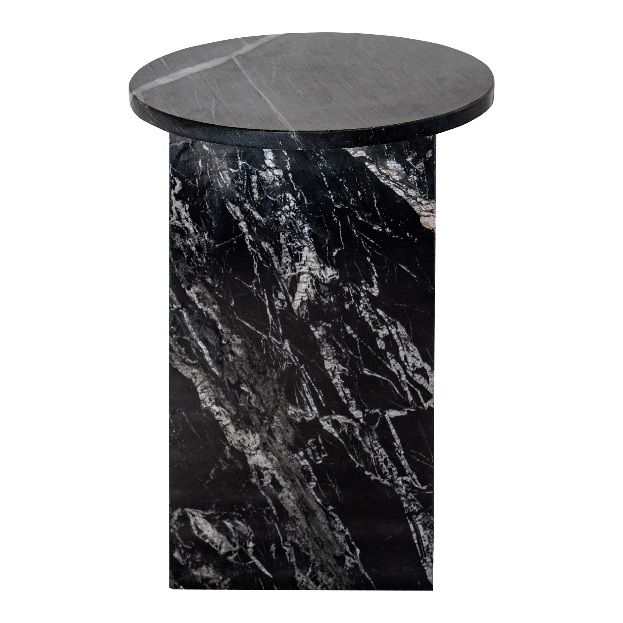 Grace Accent Table White Marble
