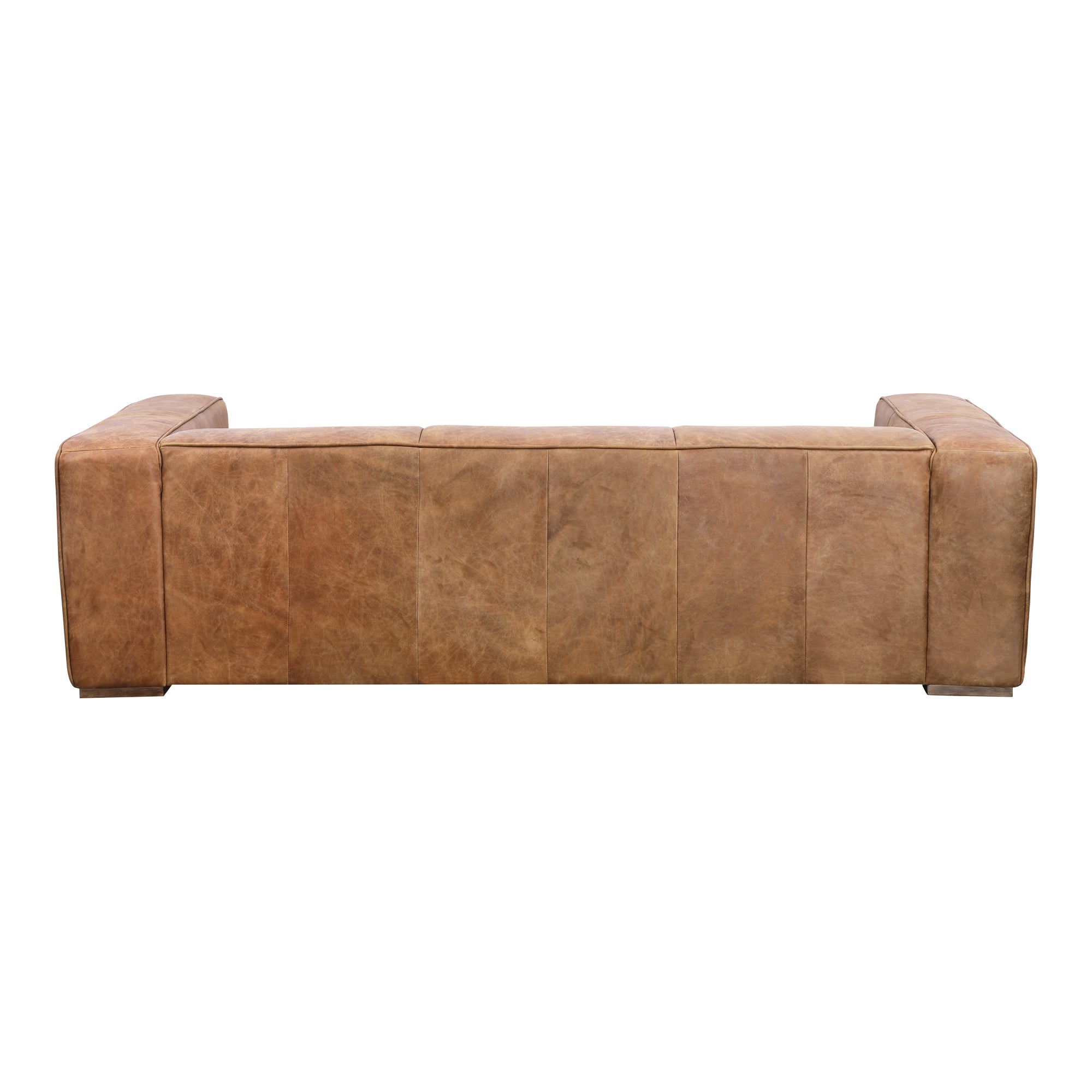 Bolton Sofa Open Road Brown Leather - Moes Home