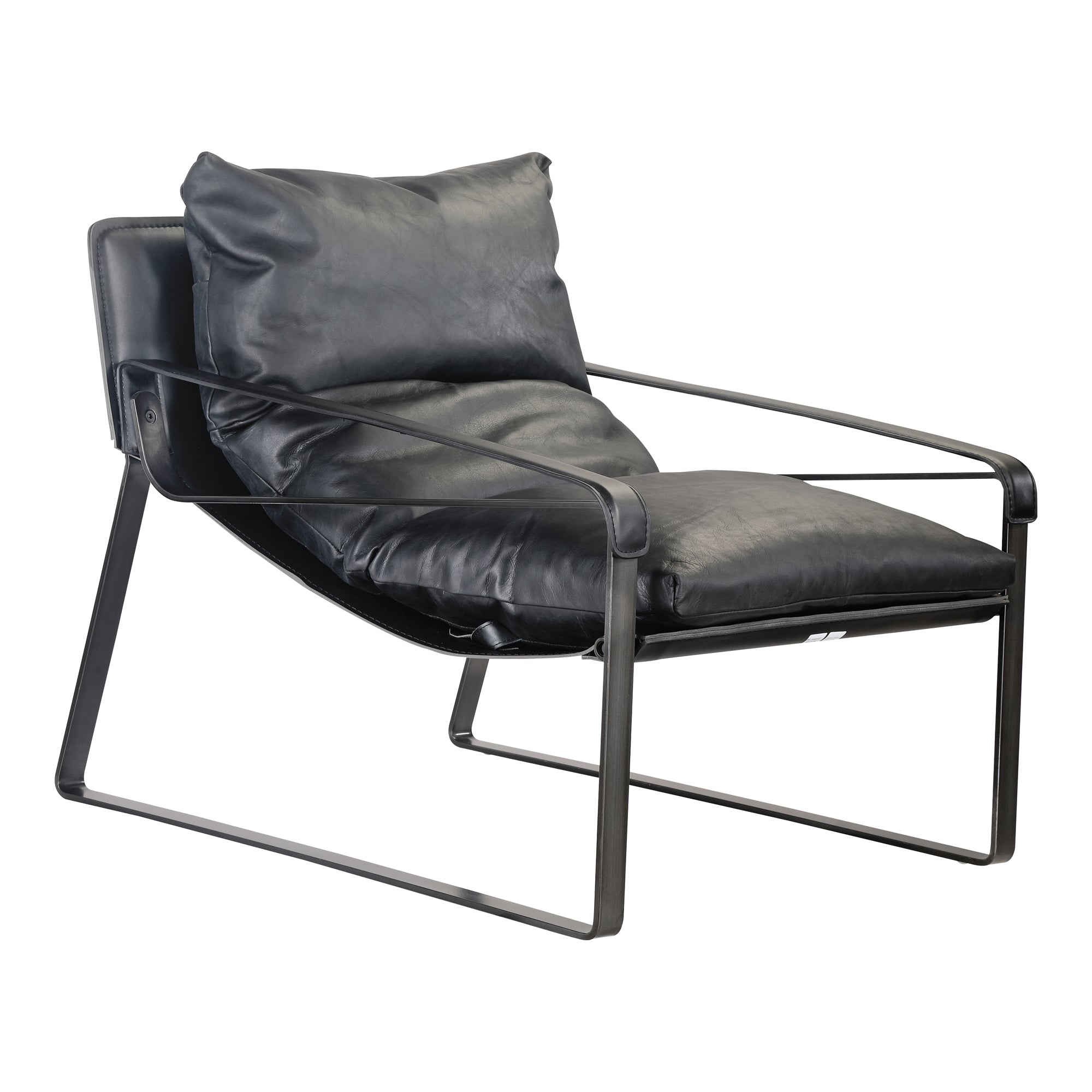 Connor Club Chair Open Road Brown Leather