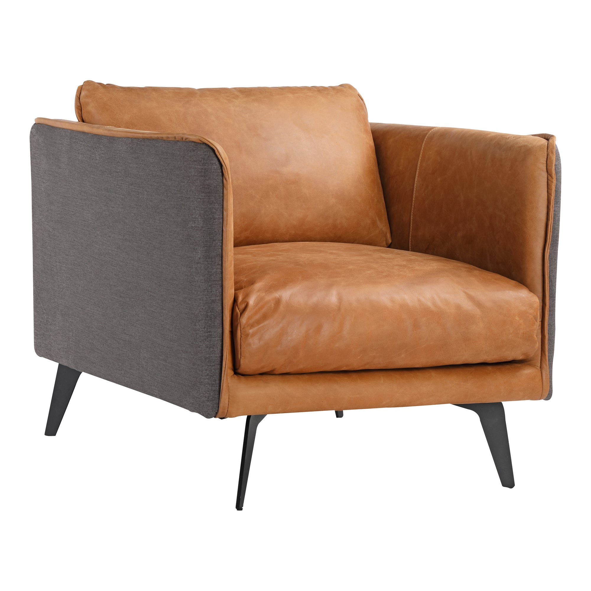 Messina Leather Armchair - Moes Home