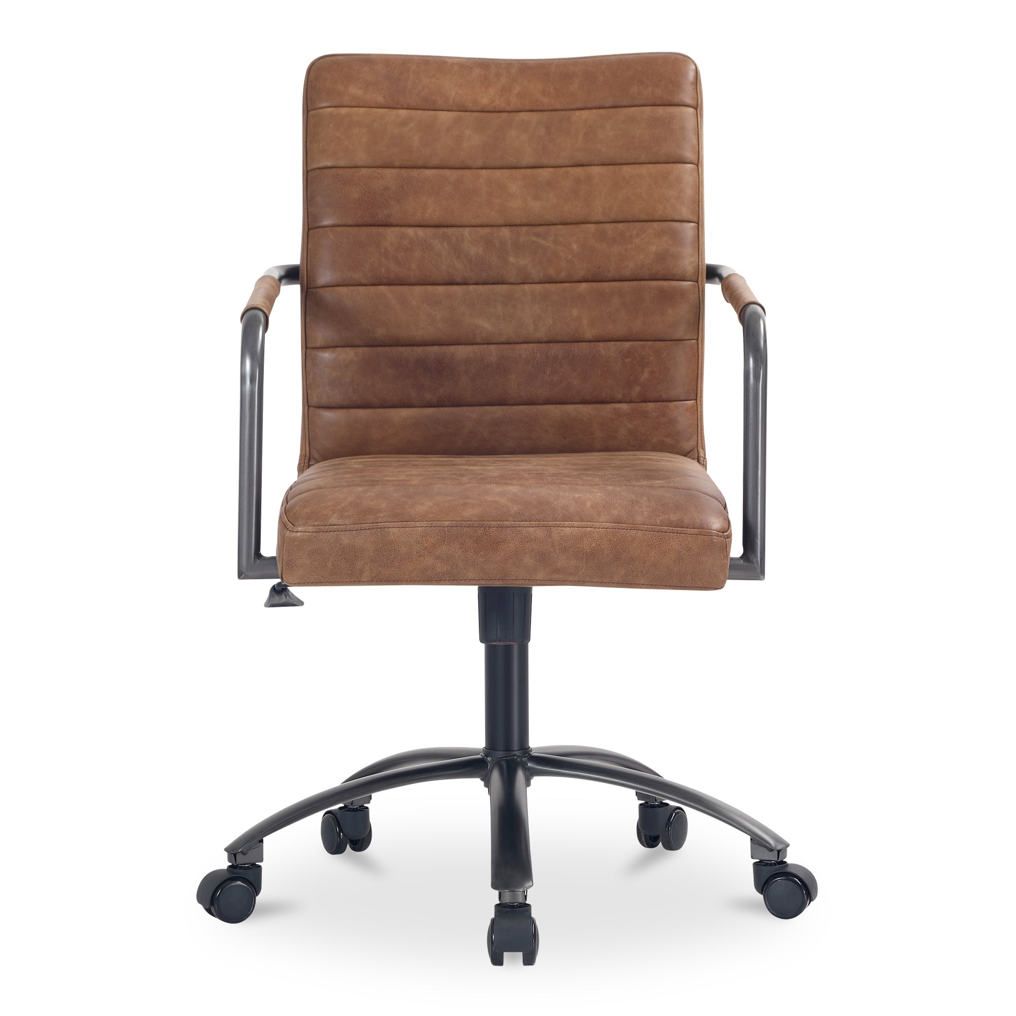 Roy Office Chair Open Road Brown Leather