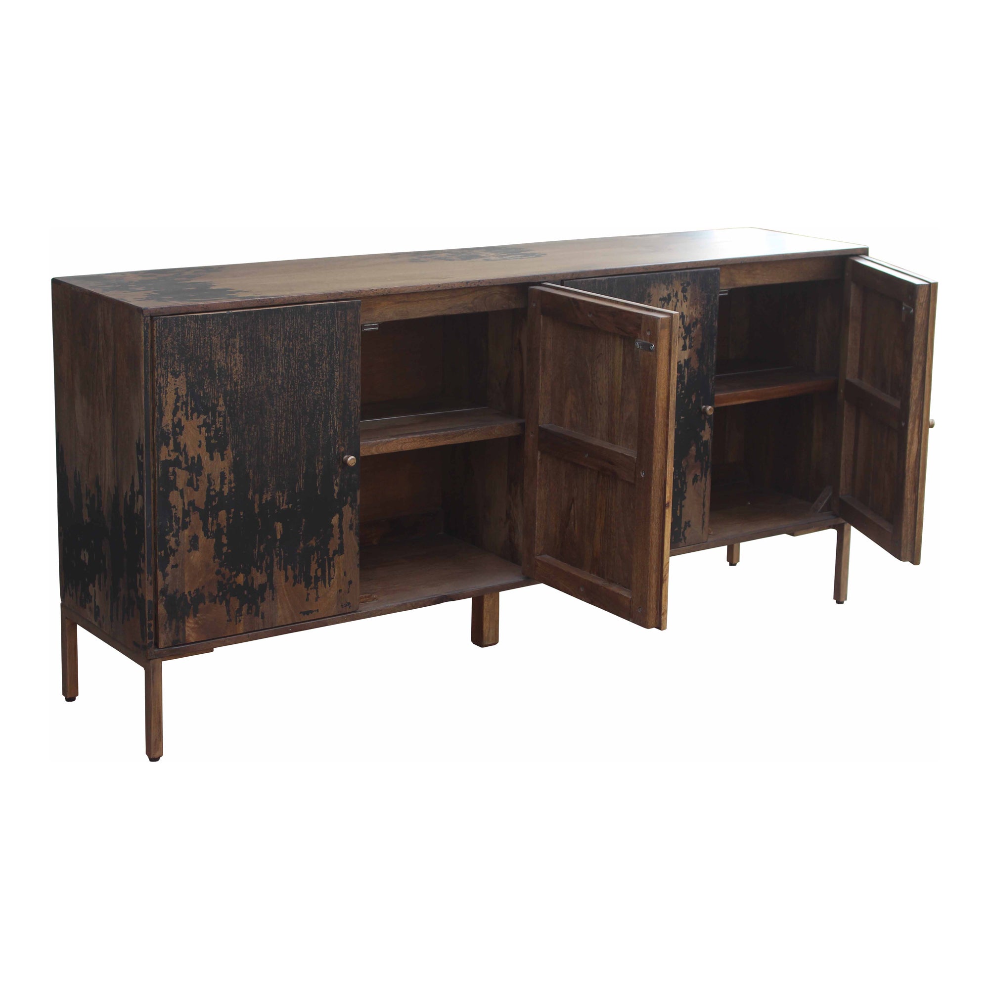 Artists Sideboard Large Black - Moes Home