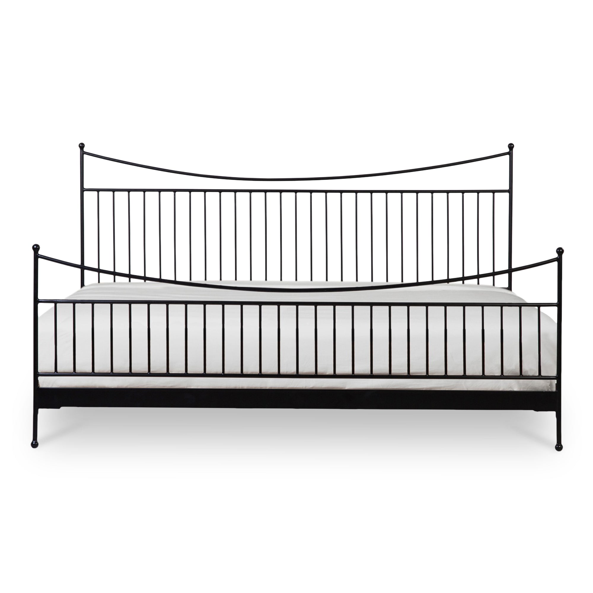 Monet Queen Bed Black - Moes Home