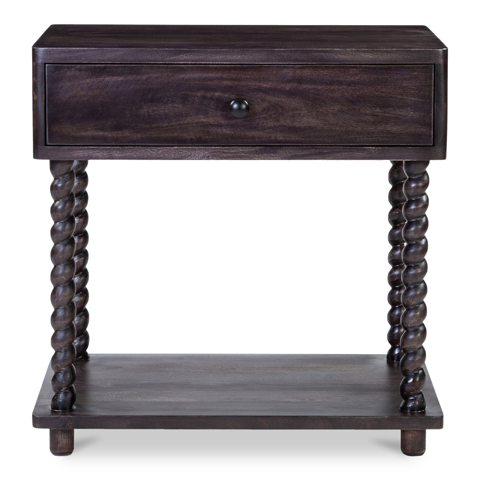 Tabitha Nightstand Dark Brown - Moes Home